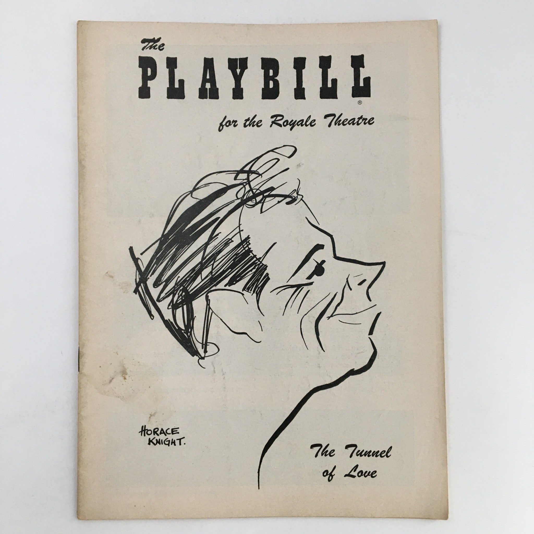 1957 Playbill Royale Theatre Presents Tom Ewell in The Tunnel of Love Comedy