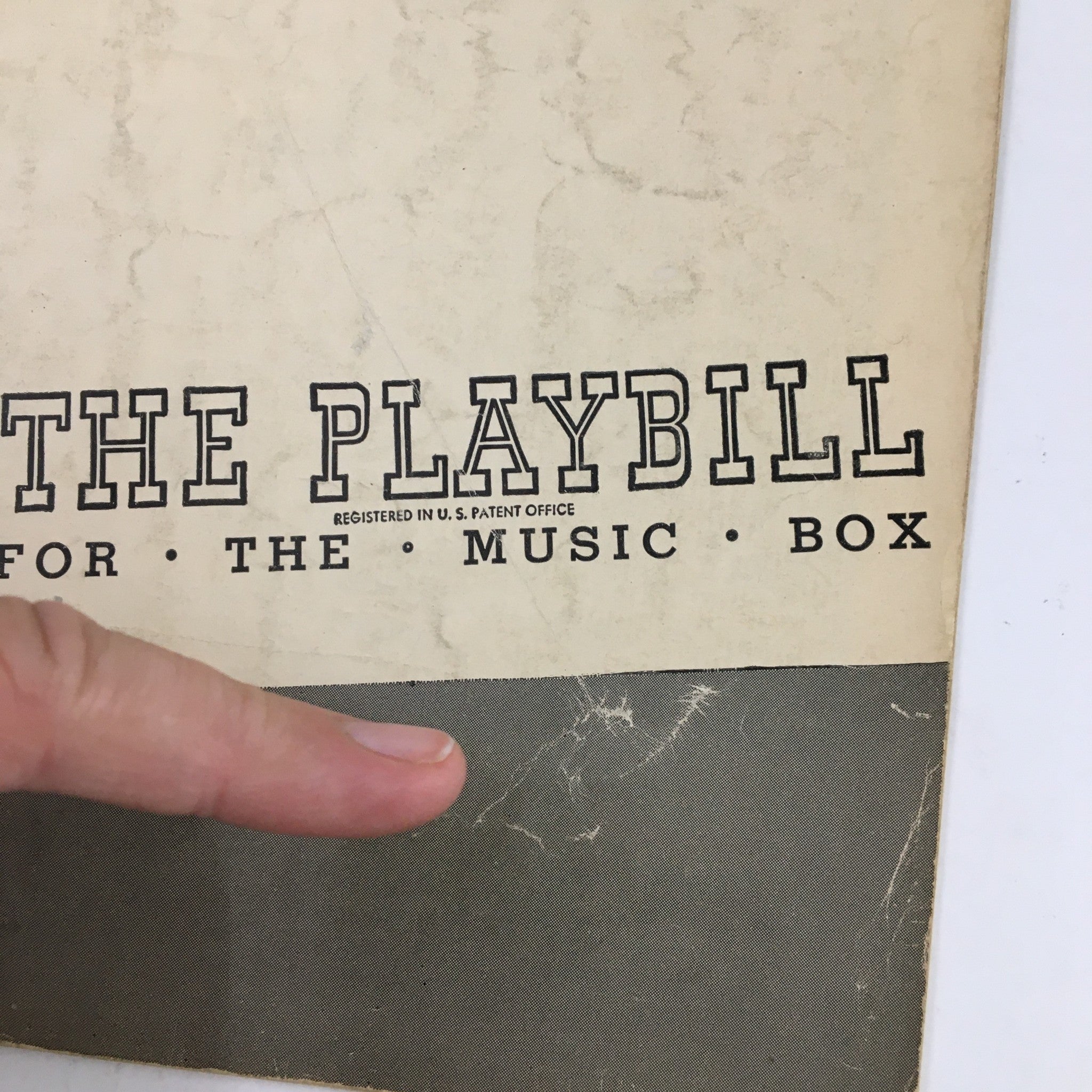 1948 Playbill The Music Box T. Edward Hambleton Present Ballet Ballads