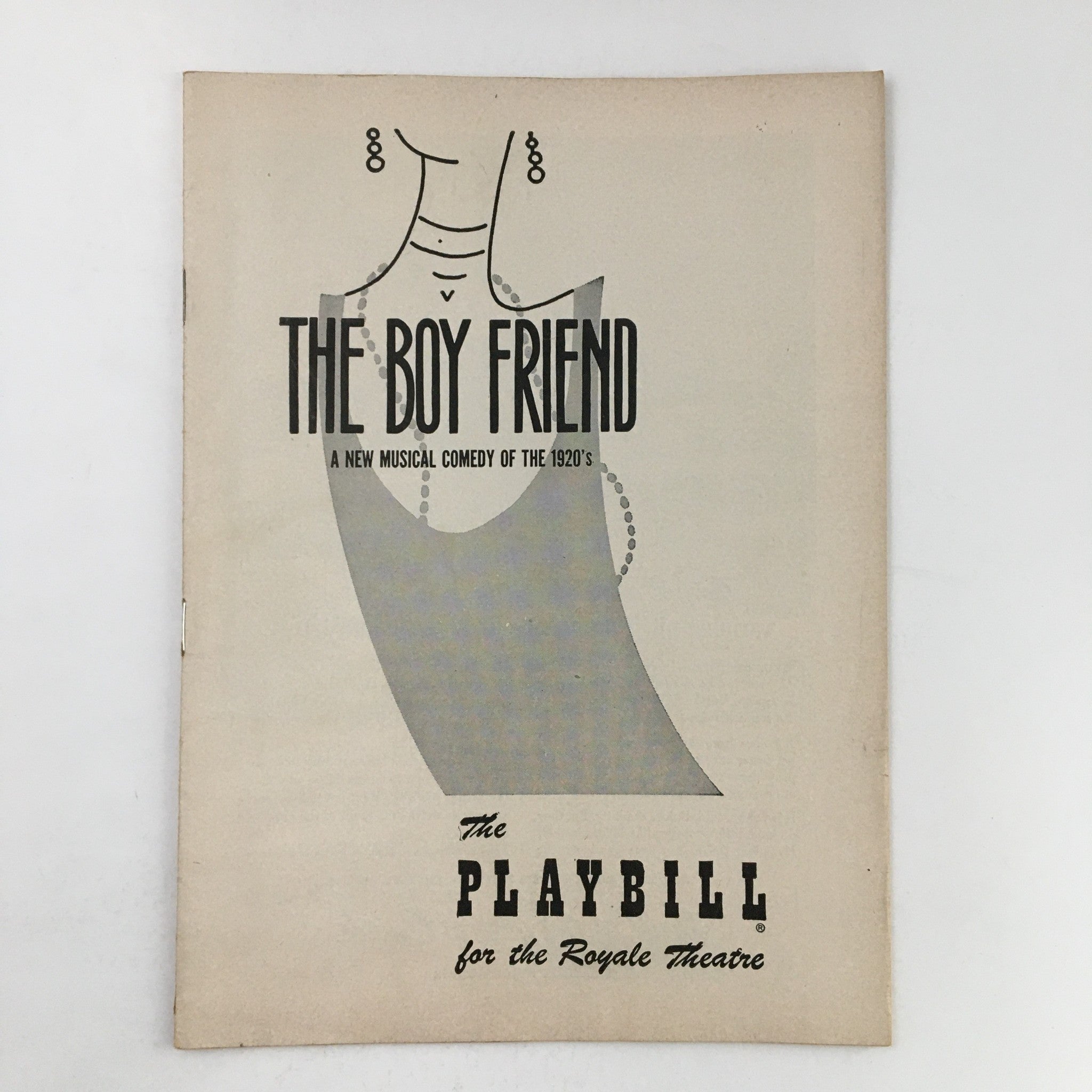 1955 Playbill Royale Theatre Present The Boy Friend with Julie Andrews