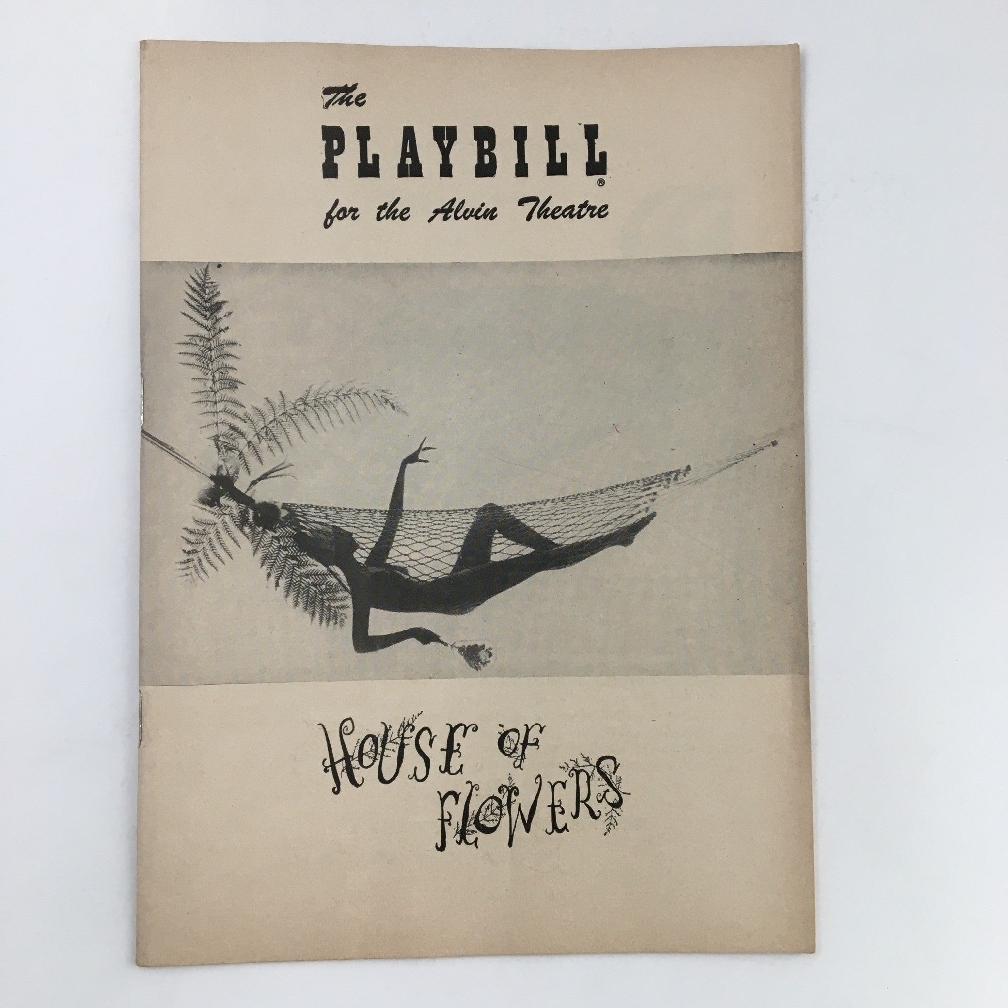 1955 Playbill Alvin Theatre Truman Capote Present House of Flowers A Musical