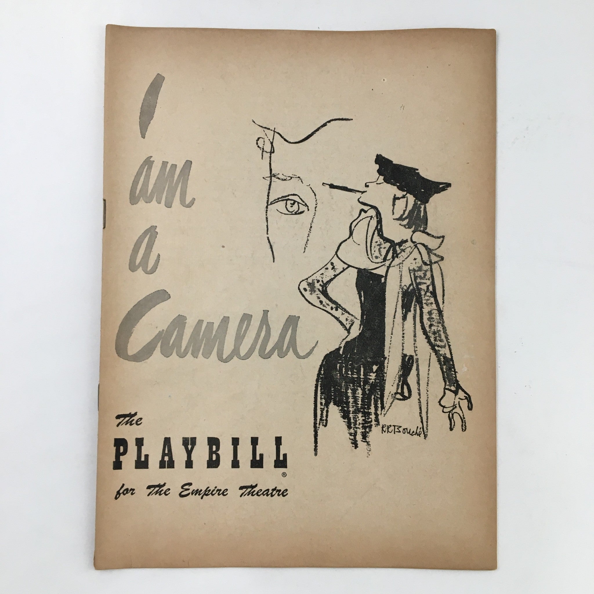 1952 Playbill The Empire Theatre Presents Julie Harris in I Am A Camera