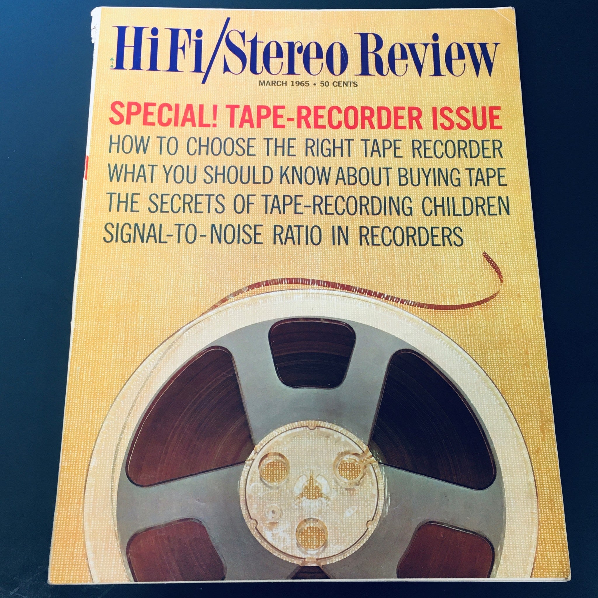 VTG HiFi Stereo Review Magazine March 1965 - Signal-to-Noise Ratio in Recorders