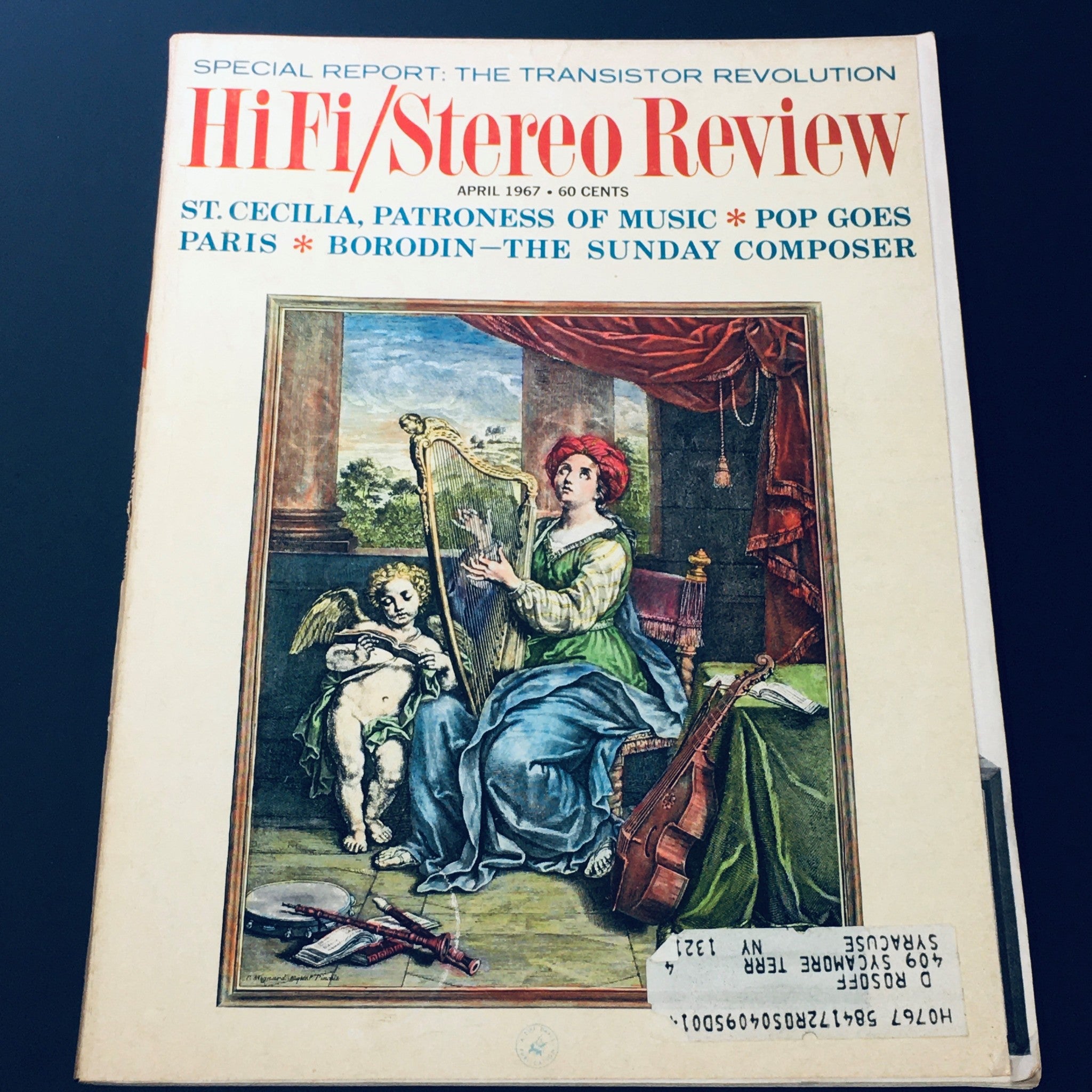 VTG HiFi Stereo Review Magazine April 1967 - St. Cecilia, The Patroness of Music