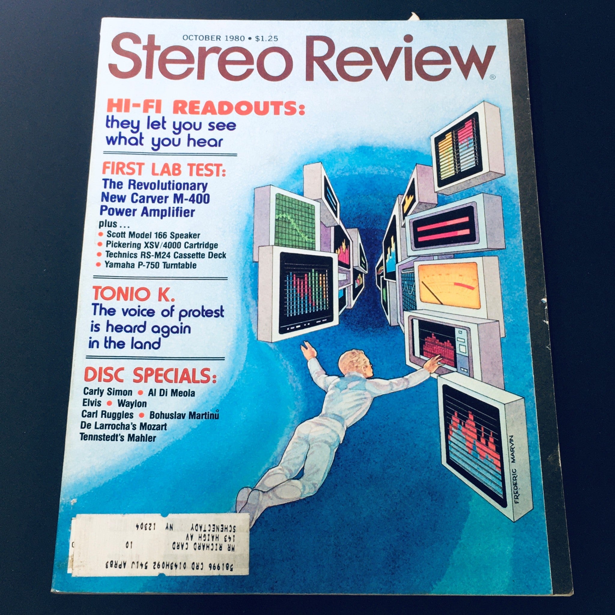 VTG Stereo Review Magazine October 1980 - Tonyo K. / Carly Simon / Elvis Presley