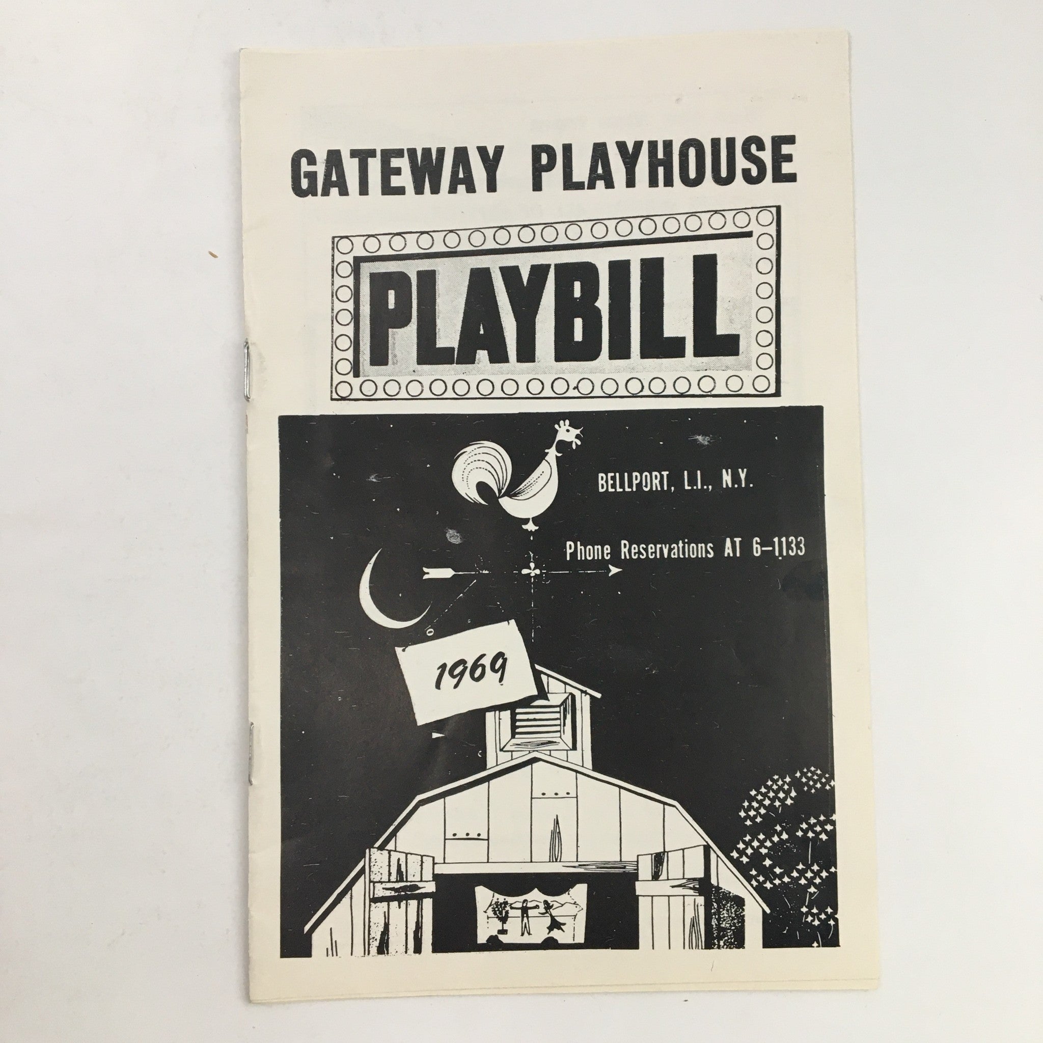 1979 Playbill Gateway Playhouse Frank Loesser's Musical The Most Happy Fella