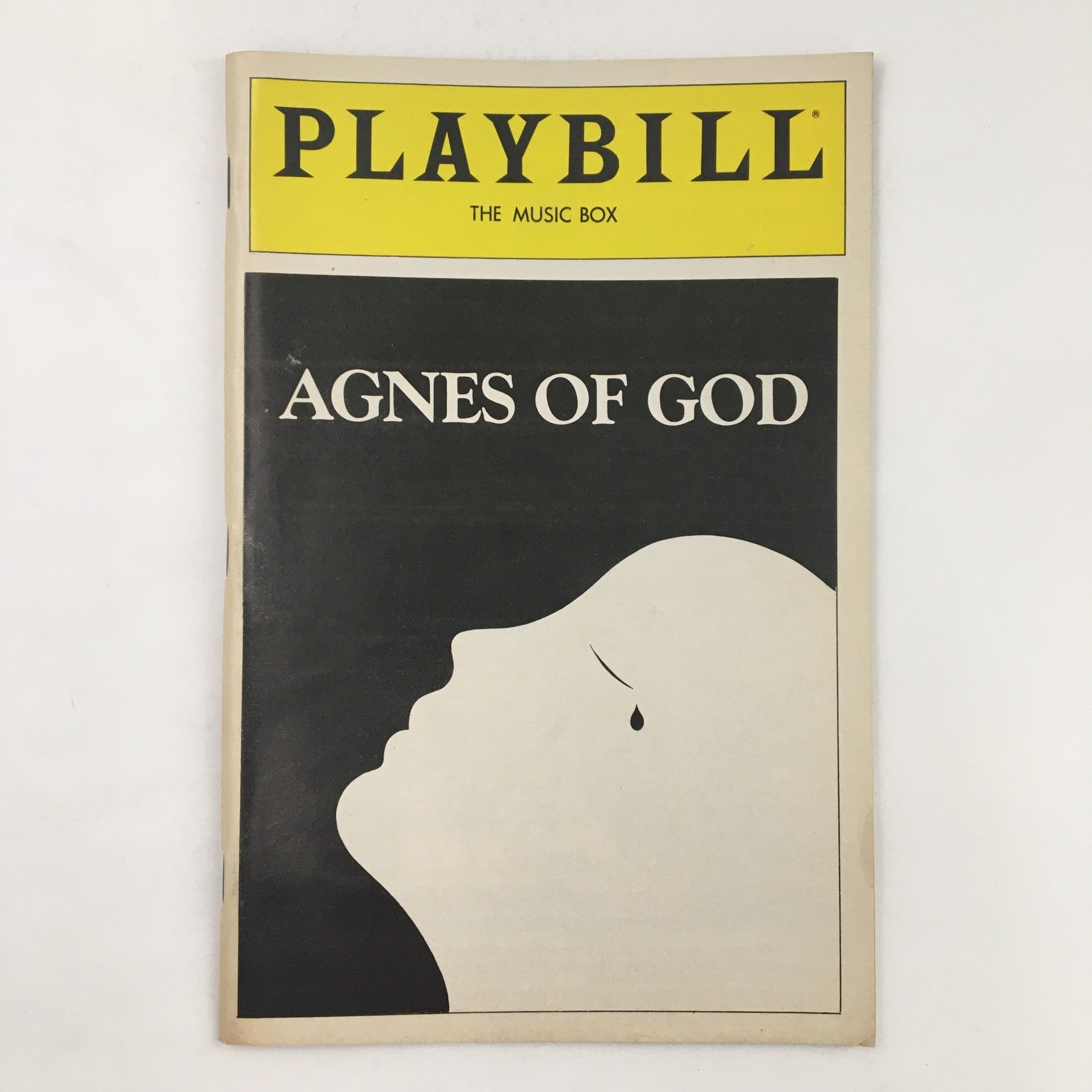 1983 Playbill The Music Box Elizabeth Ashley in Agnes of God by John Pielmeier