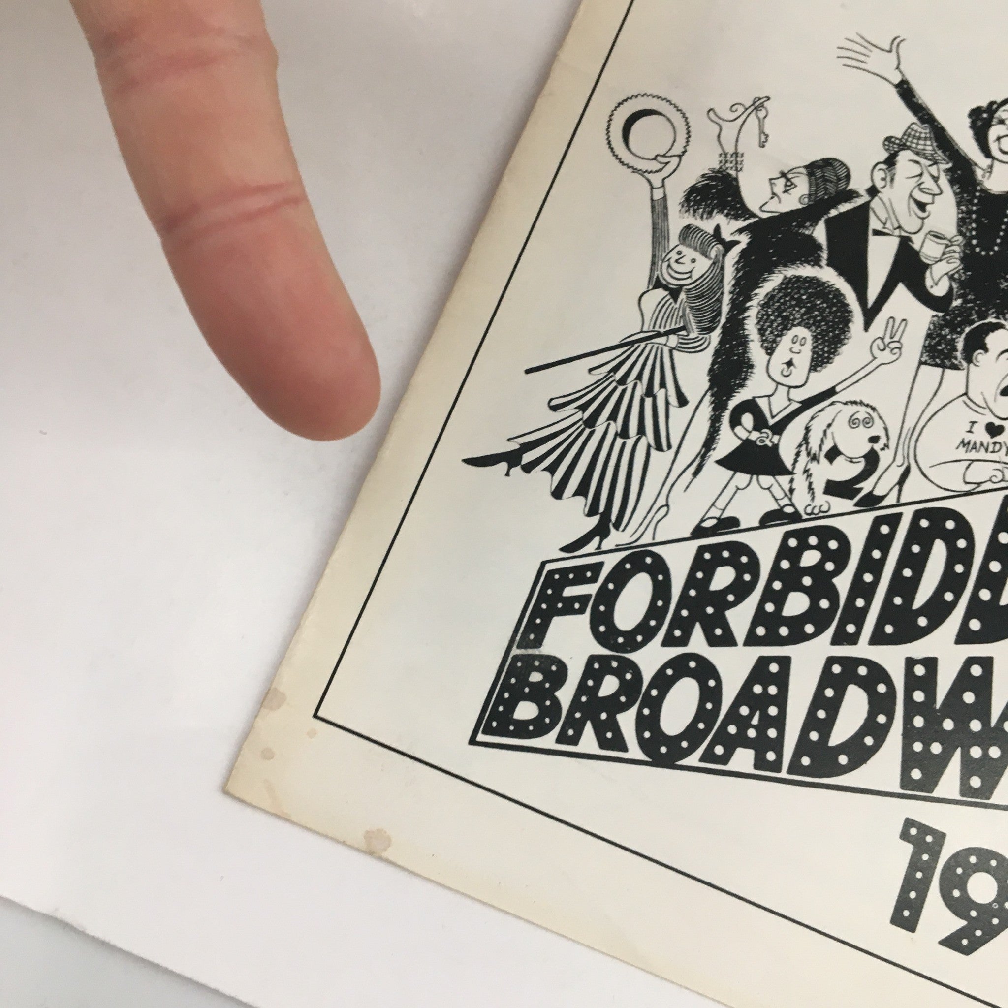 1990 Playkill Theatre East Forbidden Broadway 90 by Gerard Alessandranini