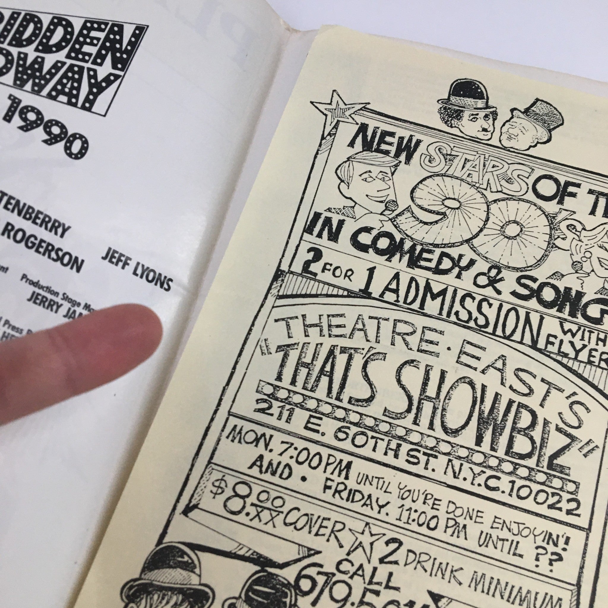 1990 Playkill Theatre East Forbidden Broadway 90 by Gerard Alessandranini