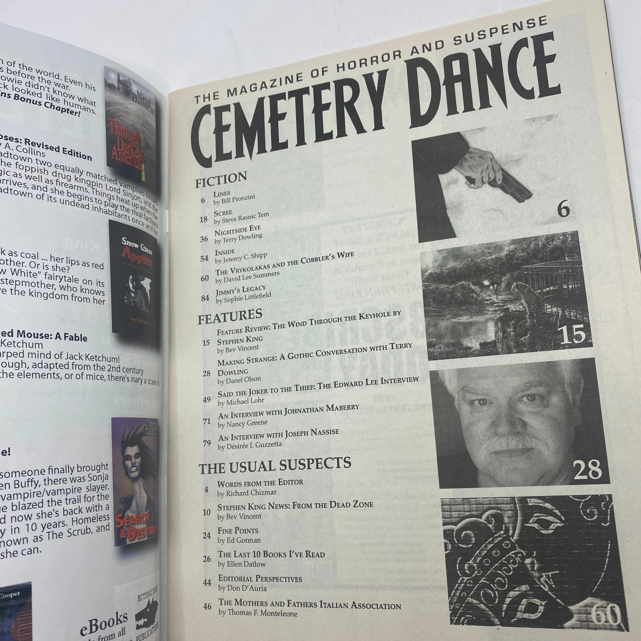 Cemetery Dance Magazine April 2012 #66 Bill Pronzini No Label Near Mint NM