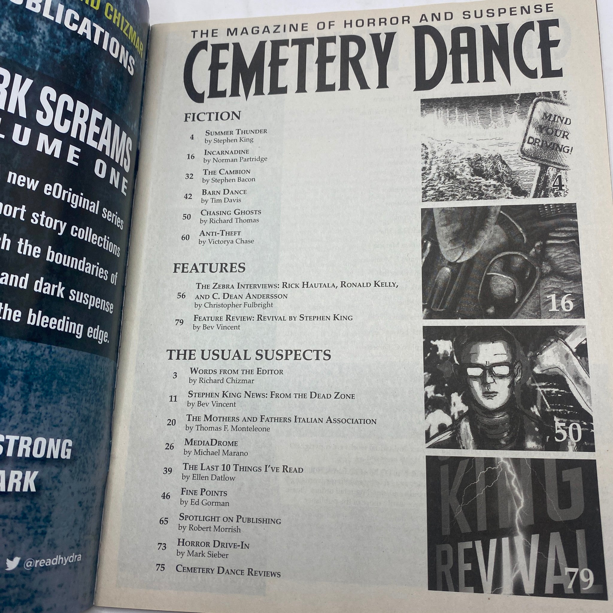 Cemetery Dance Magazine January 2015 #72 Norman Partridge No Label VG