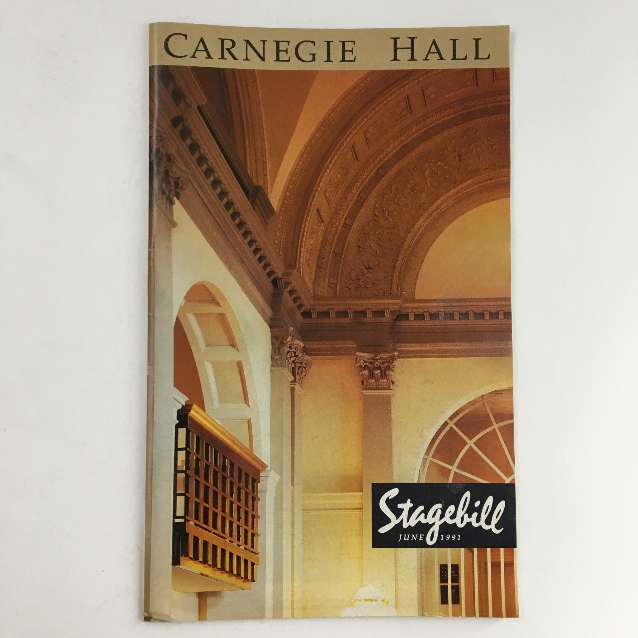 1991 Stagebill Carnegie Hall Present The Big Picture Fine and Mellow