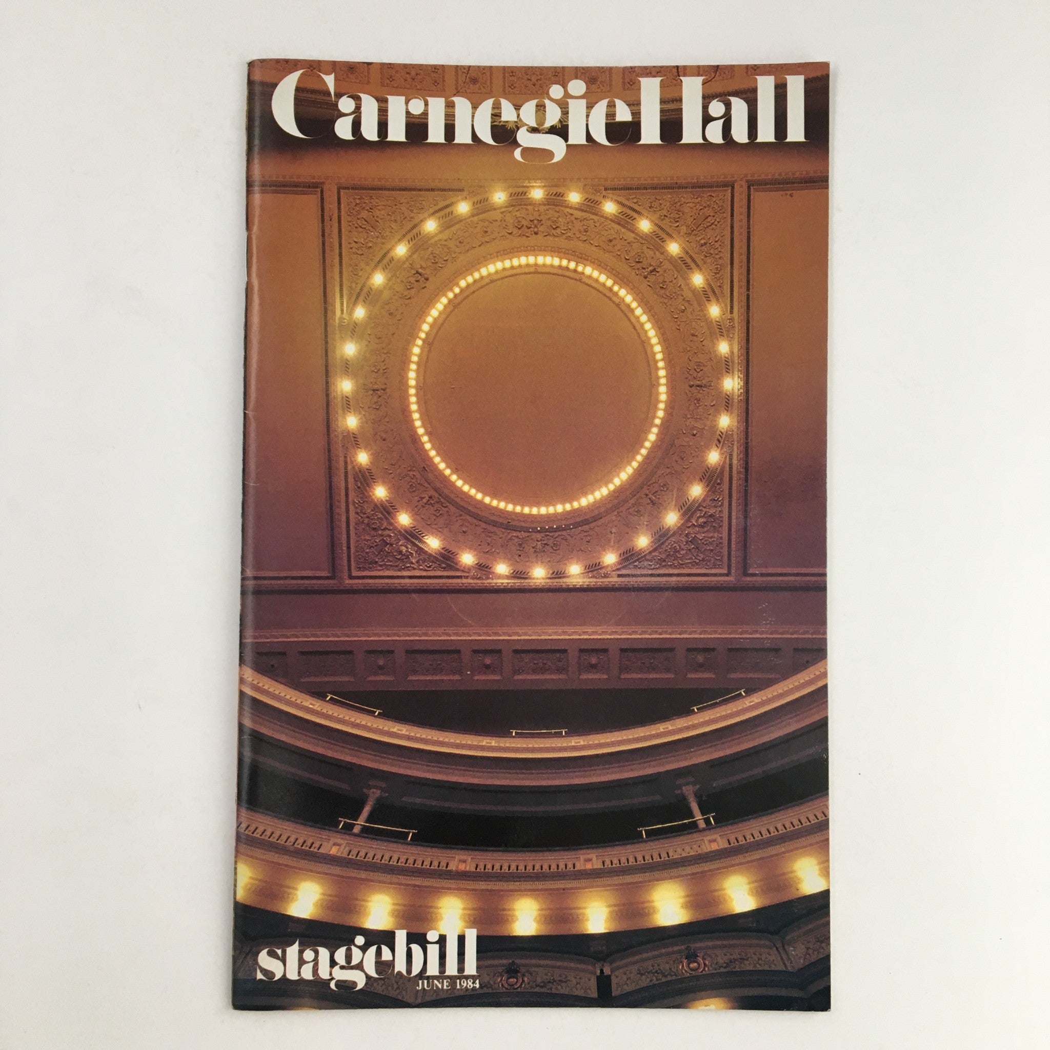 1984 Stagebill Carnegie Hall Present A Talk with Joy Simpson by Allan Kozinn