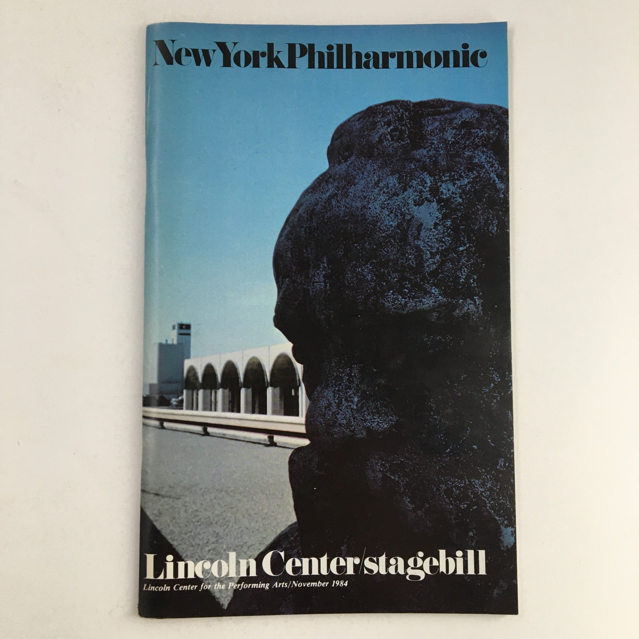 1984 Lincoln Center Stagebill New York Philharmonic Present West Meets East