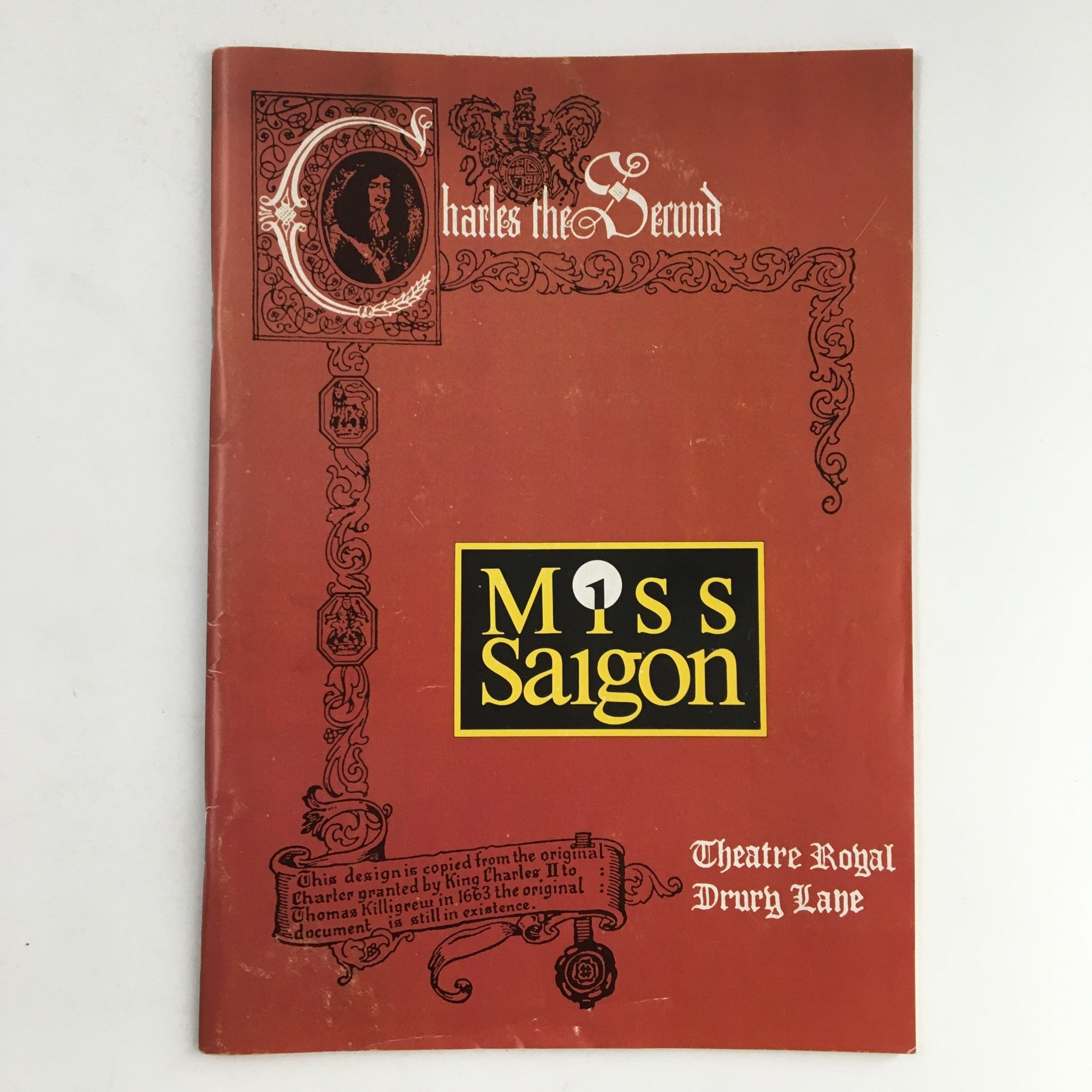 1989 Theatre Royal Drury Lane Cameron Mackintosh Present Miss Saigon A Musical