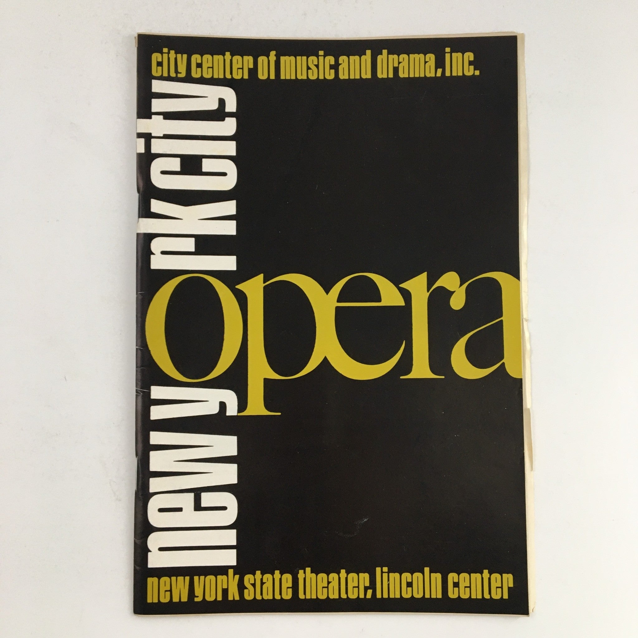 1971 The New York State Theater, Lincoln Center Present New York City Opera