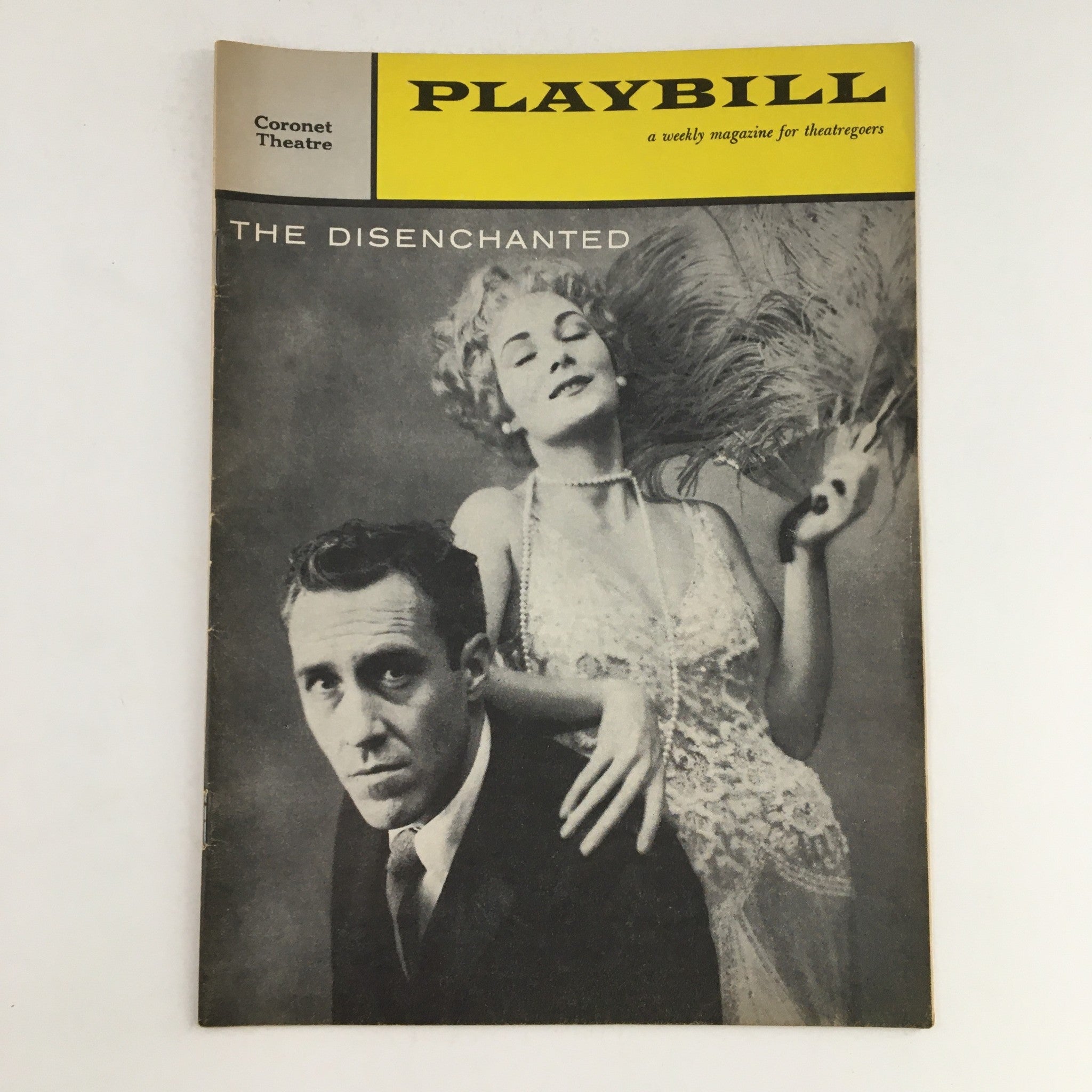 1958 Playbill Coronet Theatre Present The Disenchanted by David Pressman