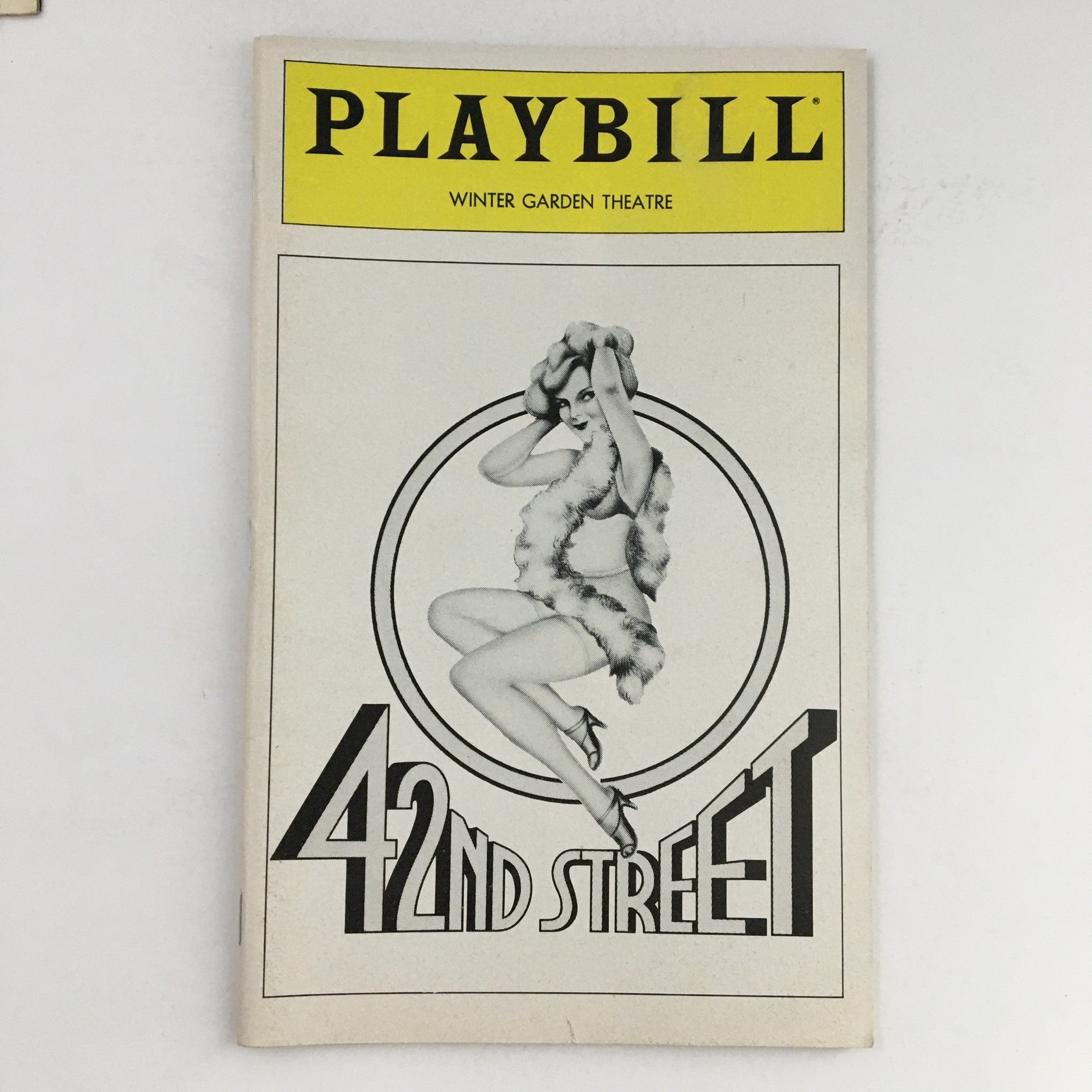 1980 Playbill Winter Garden Theatre 42nd St. The Song & Dance Fable of Broadway