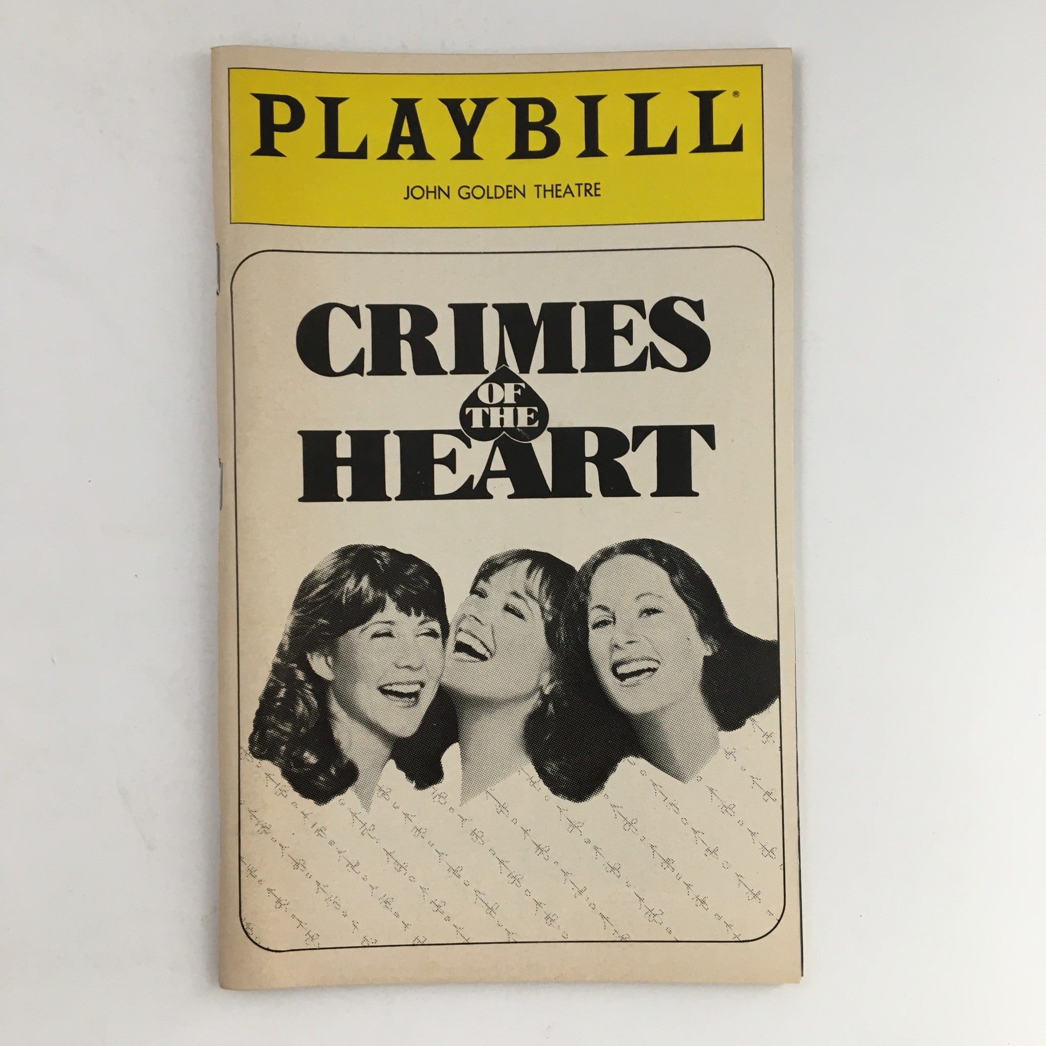 1981 Playbill John Golden Theatre Crimes of the Heart by Melvin Bernhardt