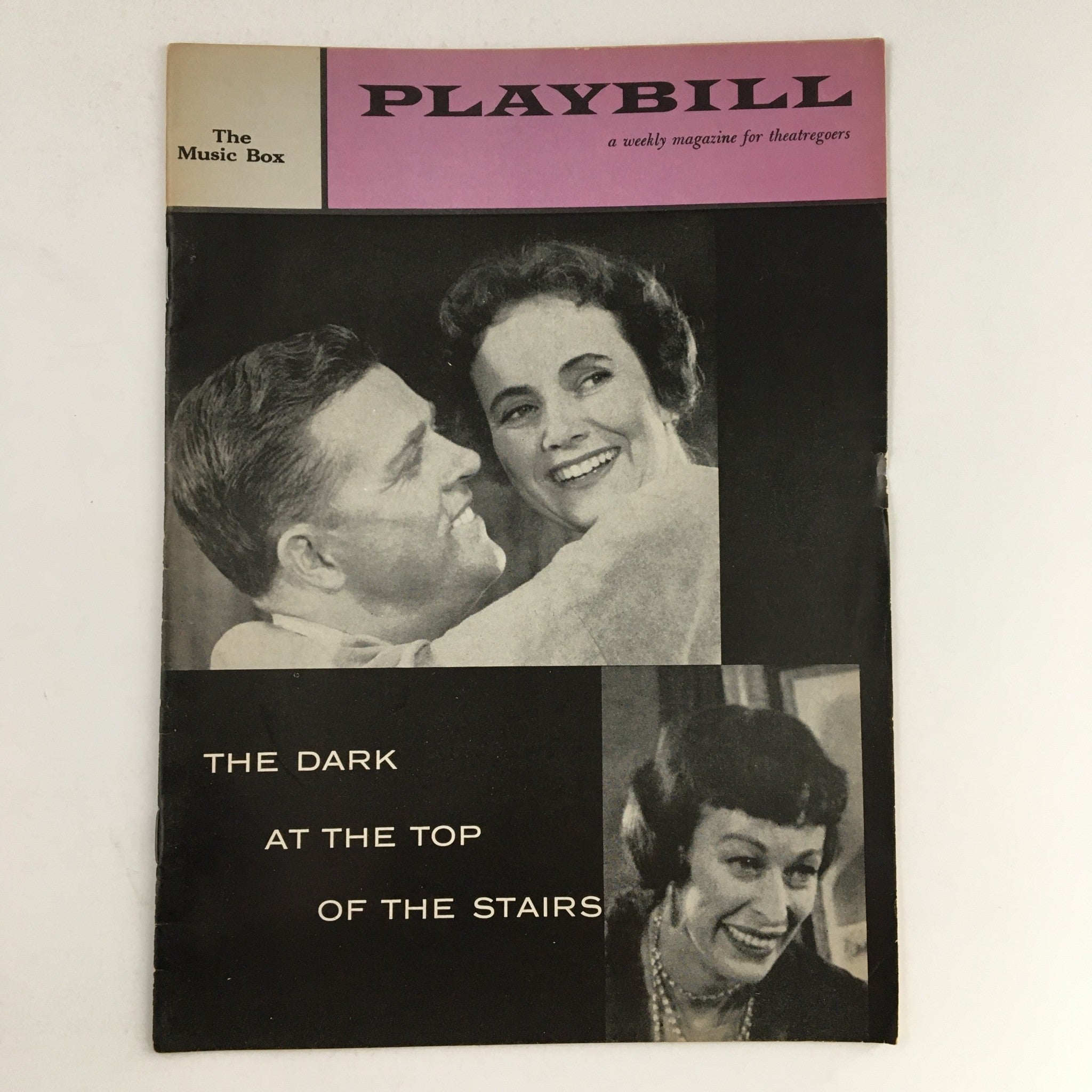 1958 Playbill The Music Box The Dark At The Top Of The Stairs by Elia Kazan