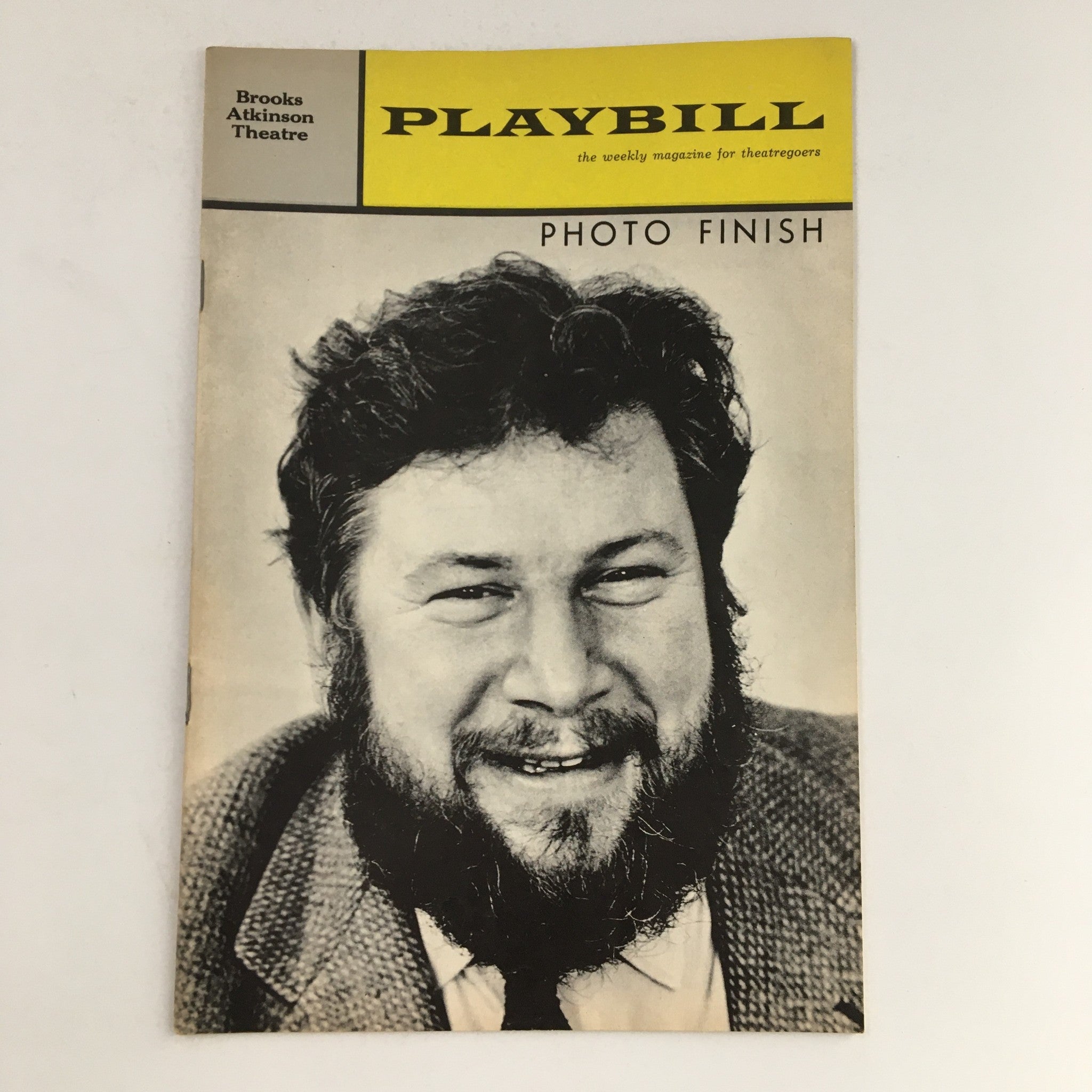 1963 Playbill Brooks Atkinson Theatre Present Photo Finish by Peter Ustinov