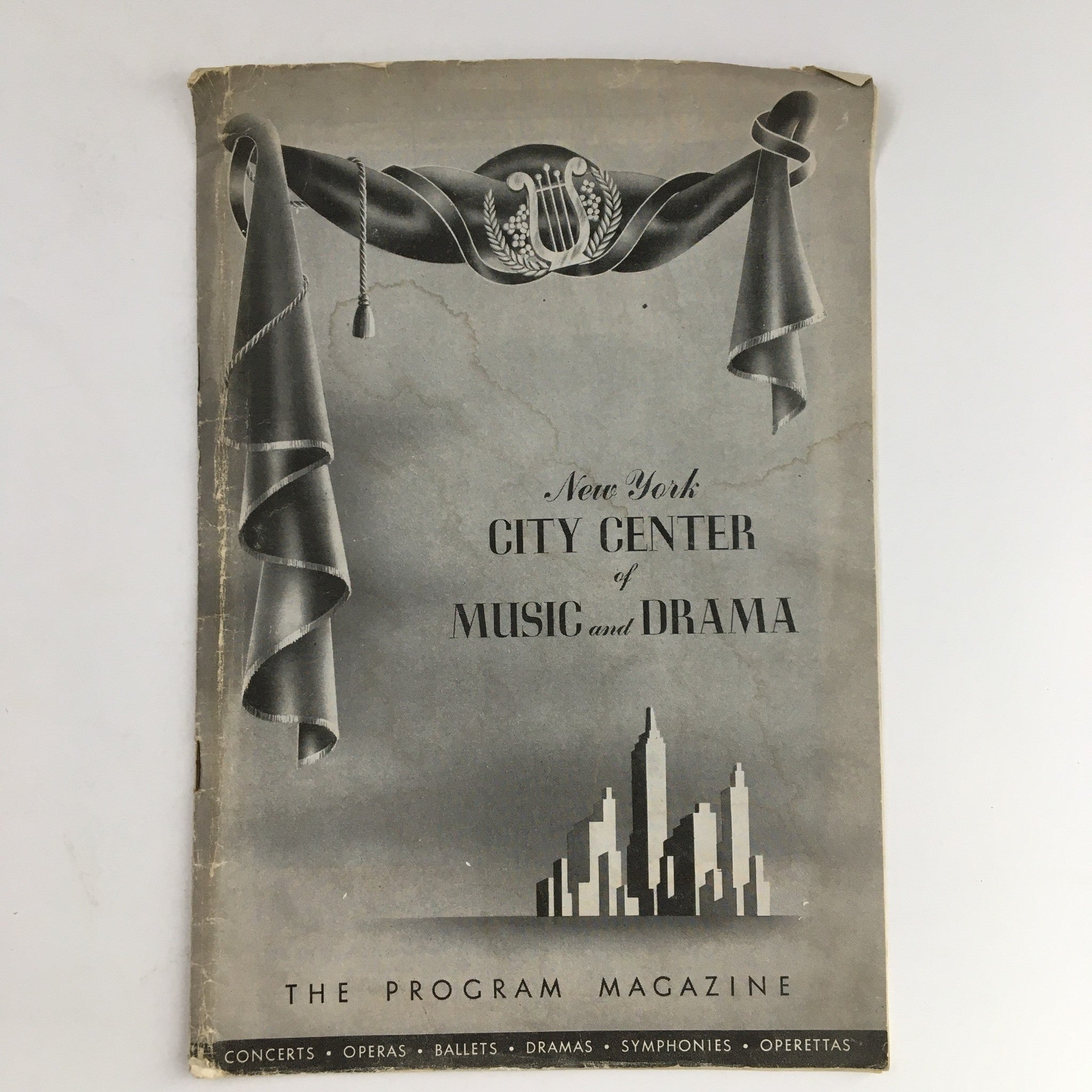 1946 The Program-Magazine of New York City Center Present The Desert Song