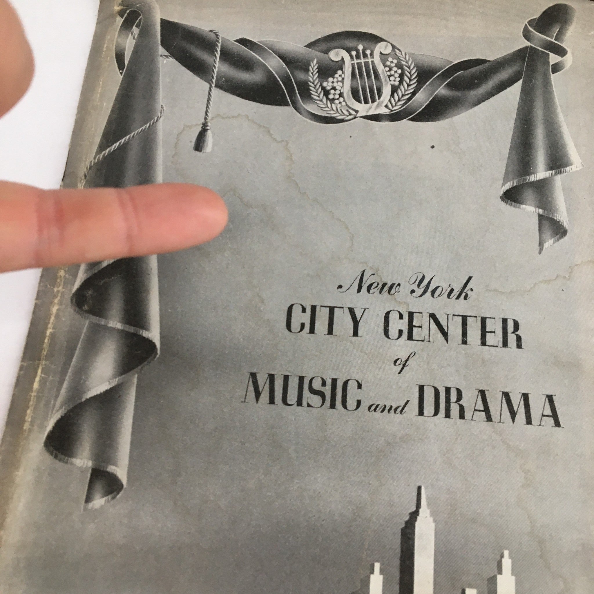 1946 The Program-Magazine of New York City Center Present The Desert Song