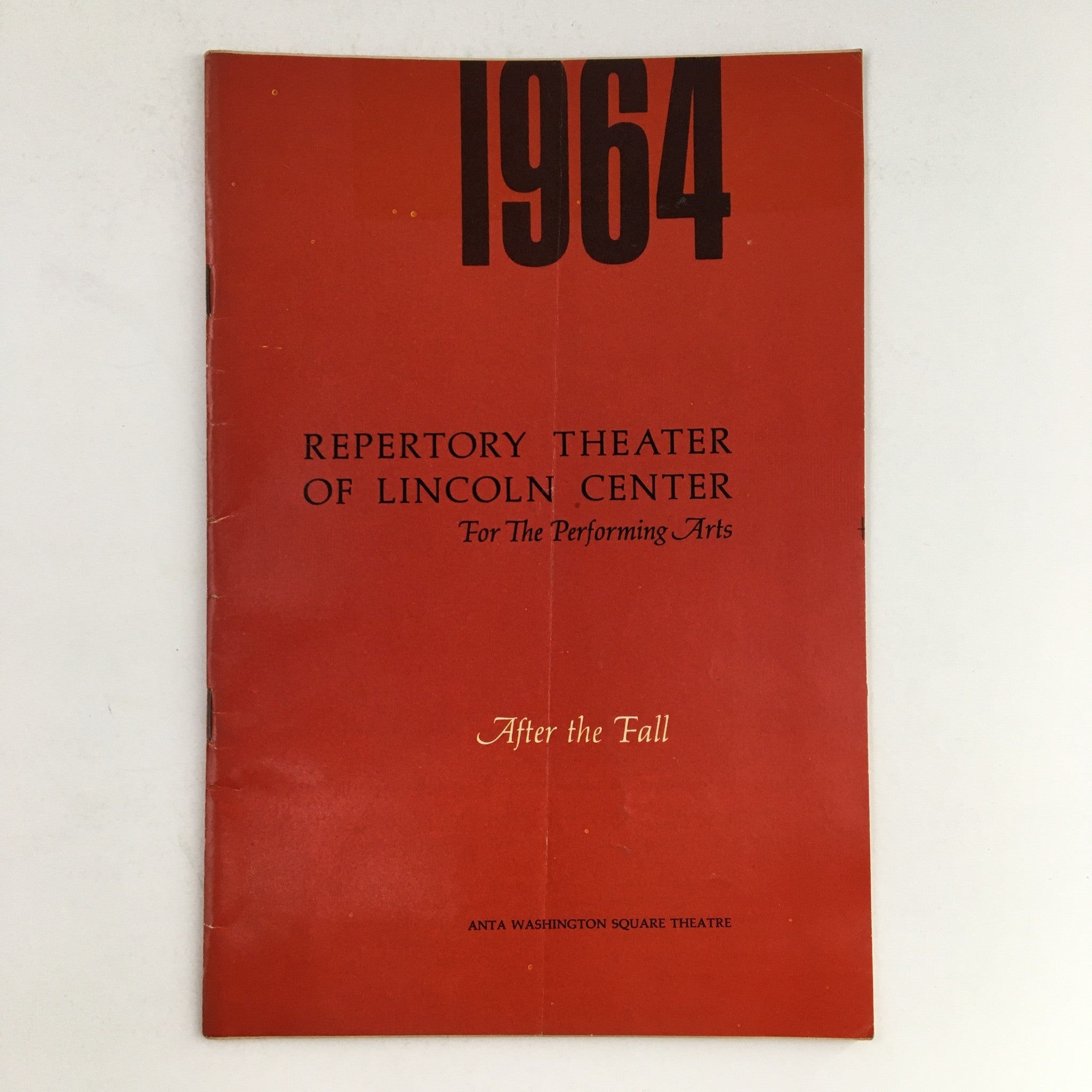 1964 Playbill Repertory Theater of Lincoln Center Present After The Fall