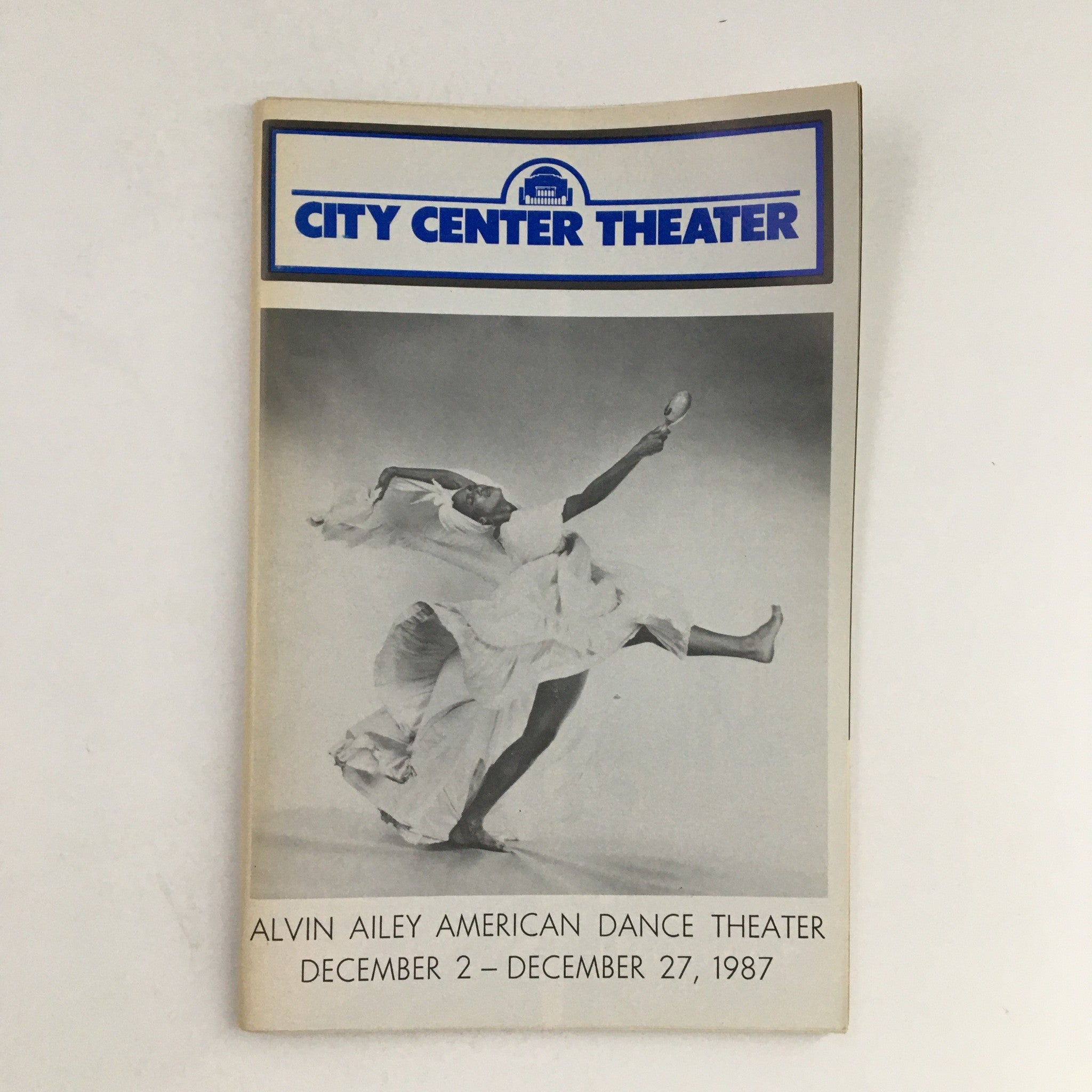 1987 Playbill City Center Theater Present Alvin Ailey by Mary Barnett