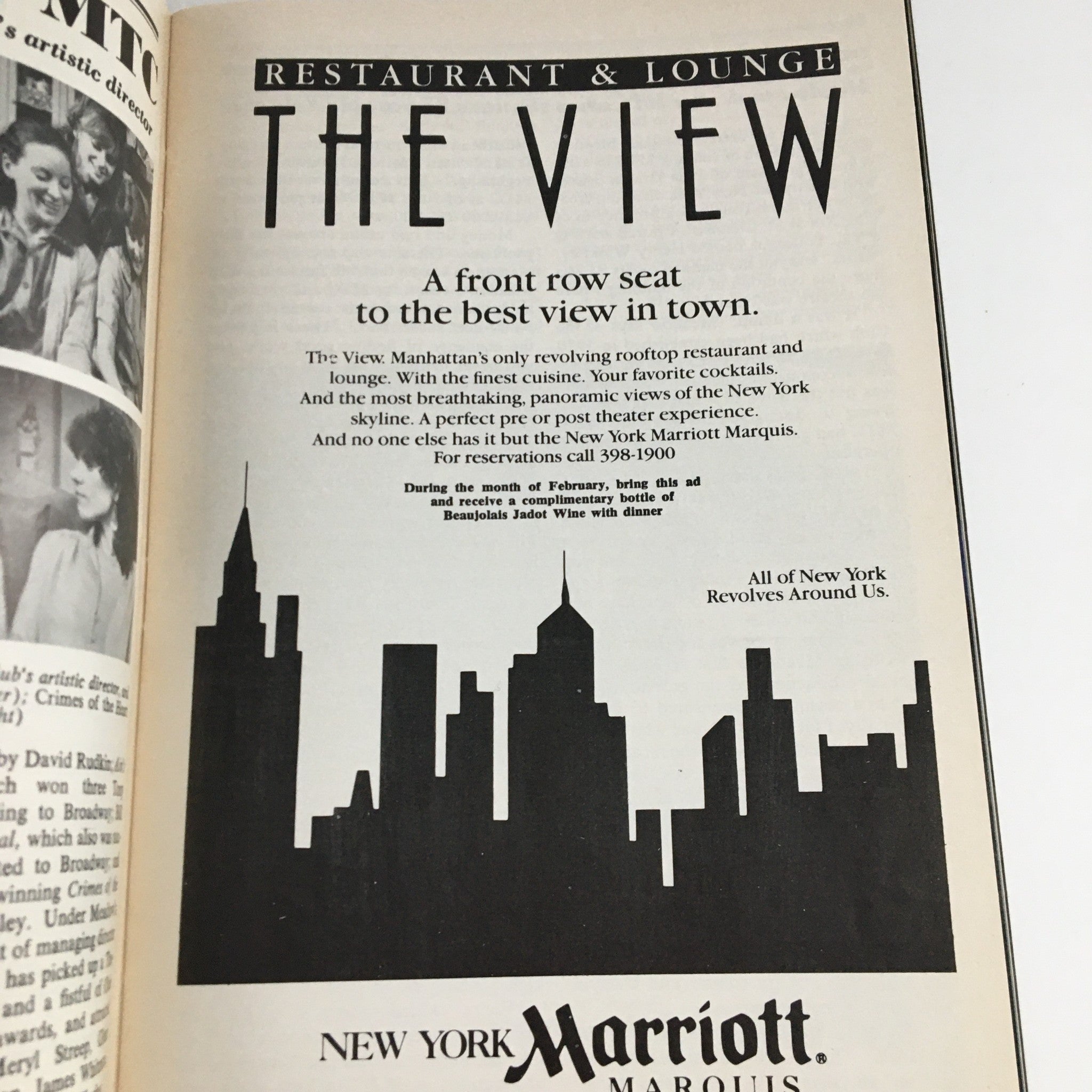 1986 Playbill Promenade Theatre Present Sam Shepard's A Lie Of The Mind VG