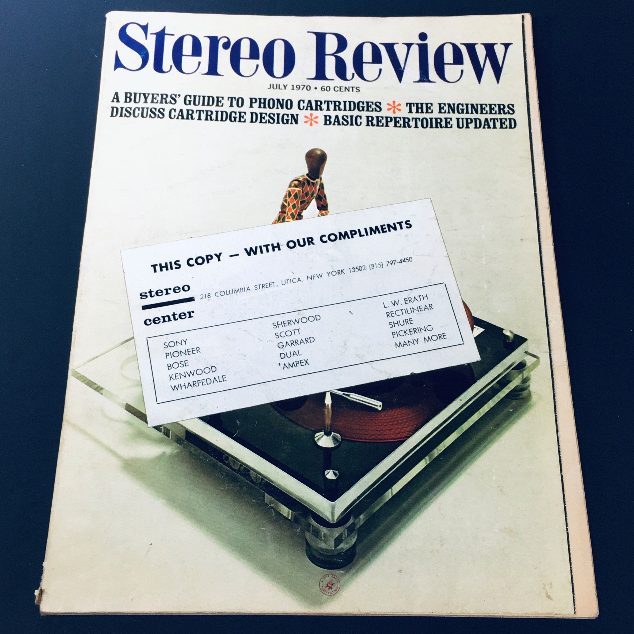 VTG Stereo Review Magazine July 1970 - The Phono Cartridges Buyers' Guide