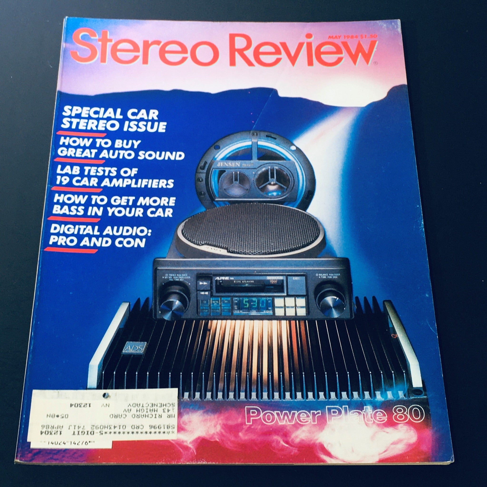 VTG Stereo Review Magazine May 1984 - Special Car Stereo Issue