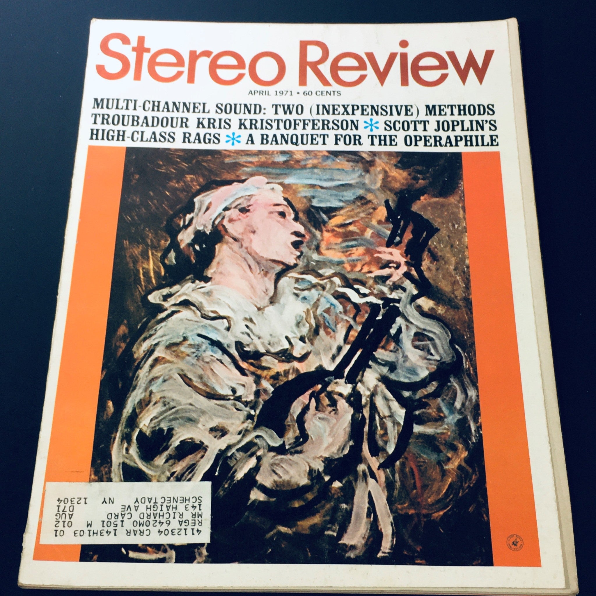 VTG Stereo Review Magazine April 1971 - Scott Joplin / Kris Kristofferson