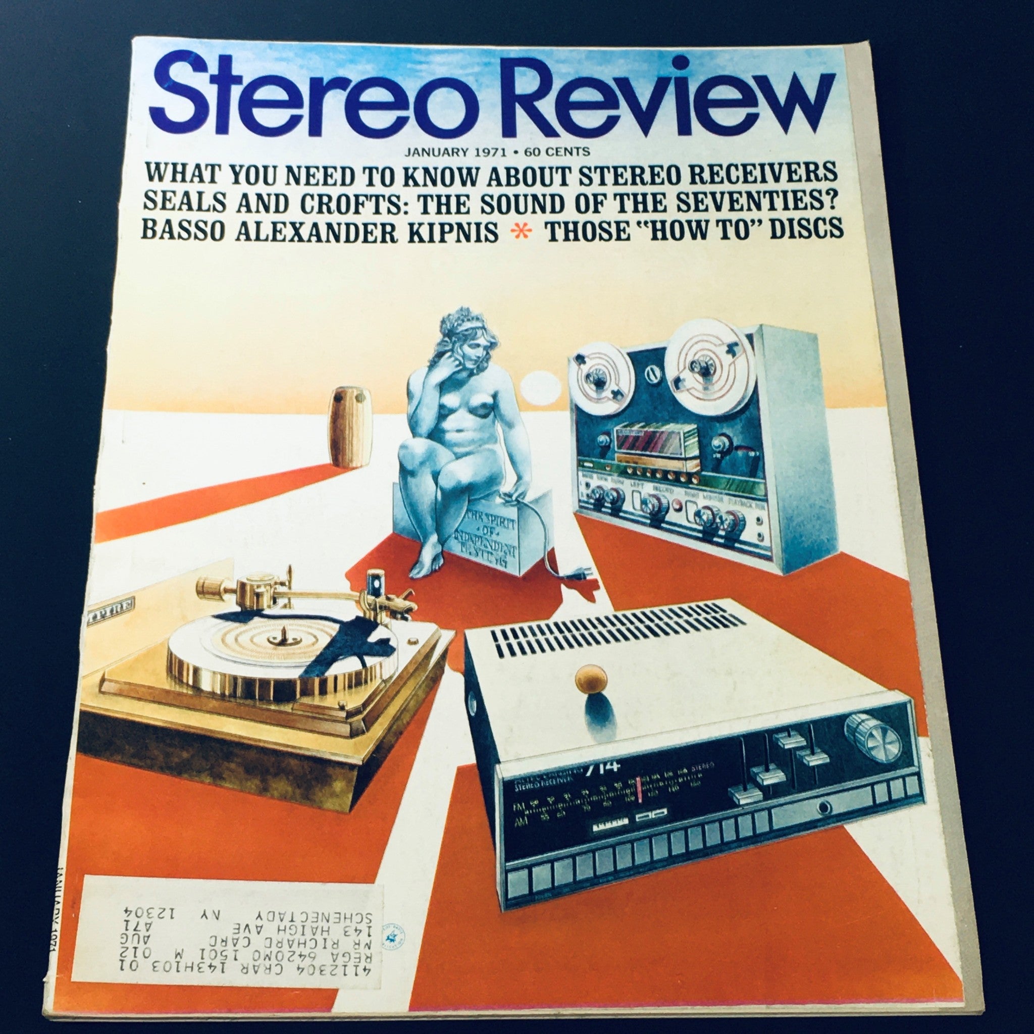 VTG Stereo Review Magazine January 1971 - The Seventies Basso Alexander Kipnis