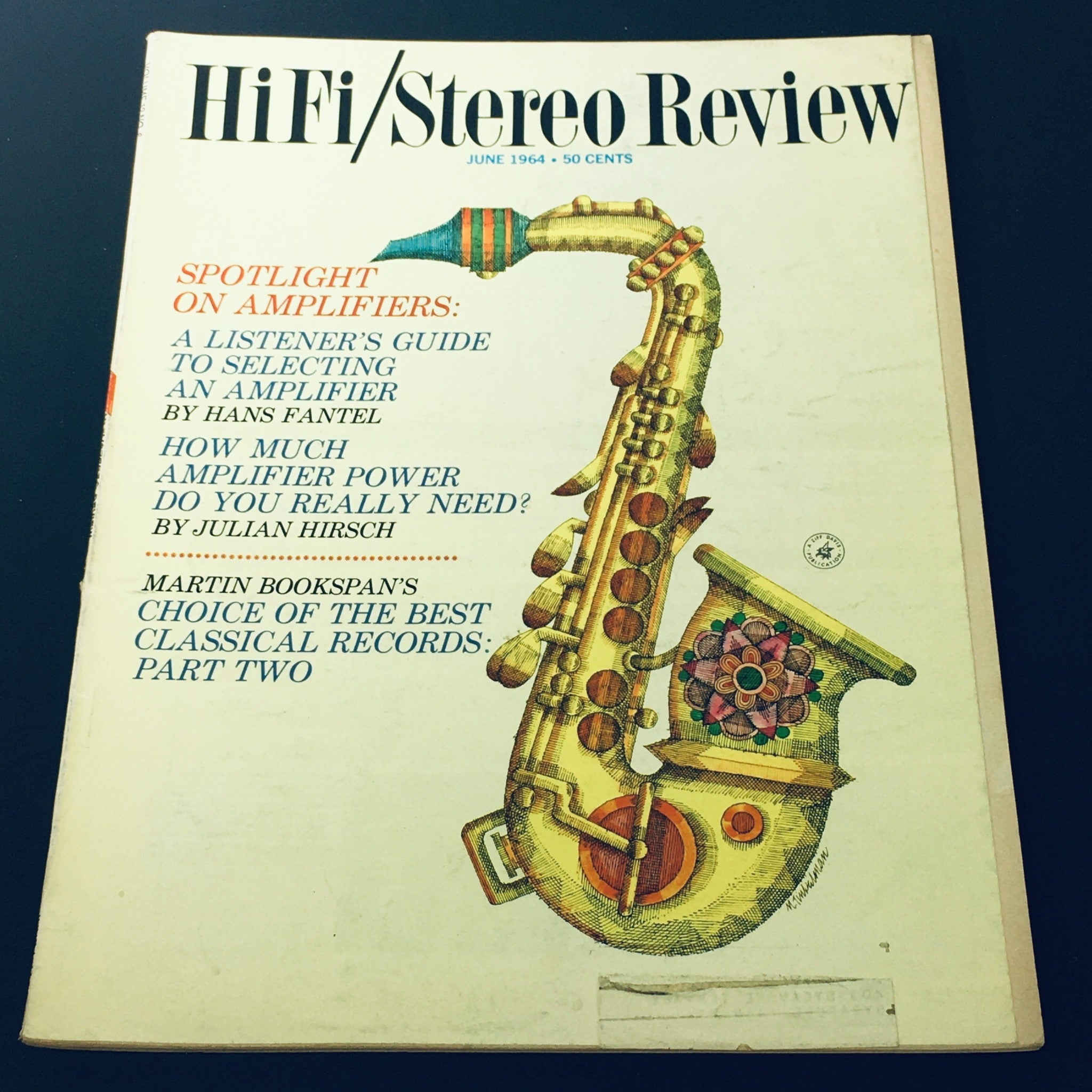 VTG HiFi Stereo Review Magazine June 1964 - Martin Bookspan / Select Amplifier