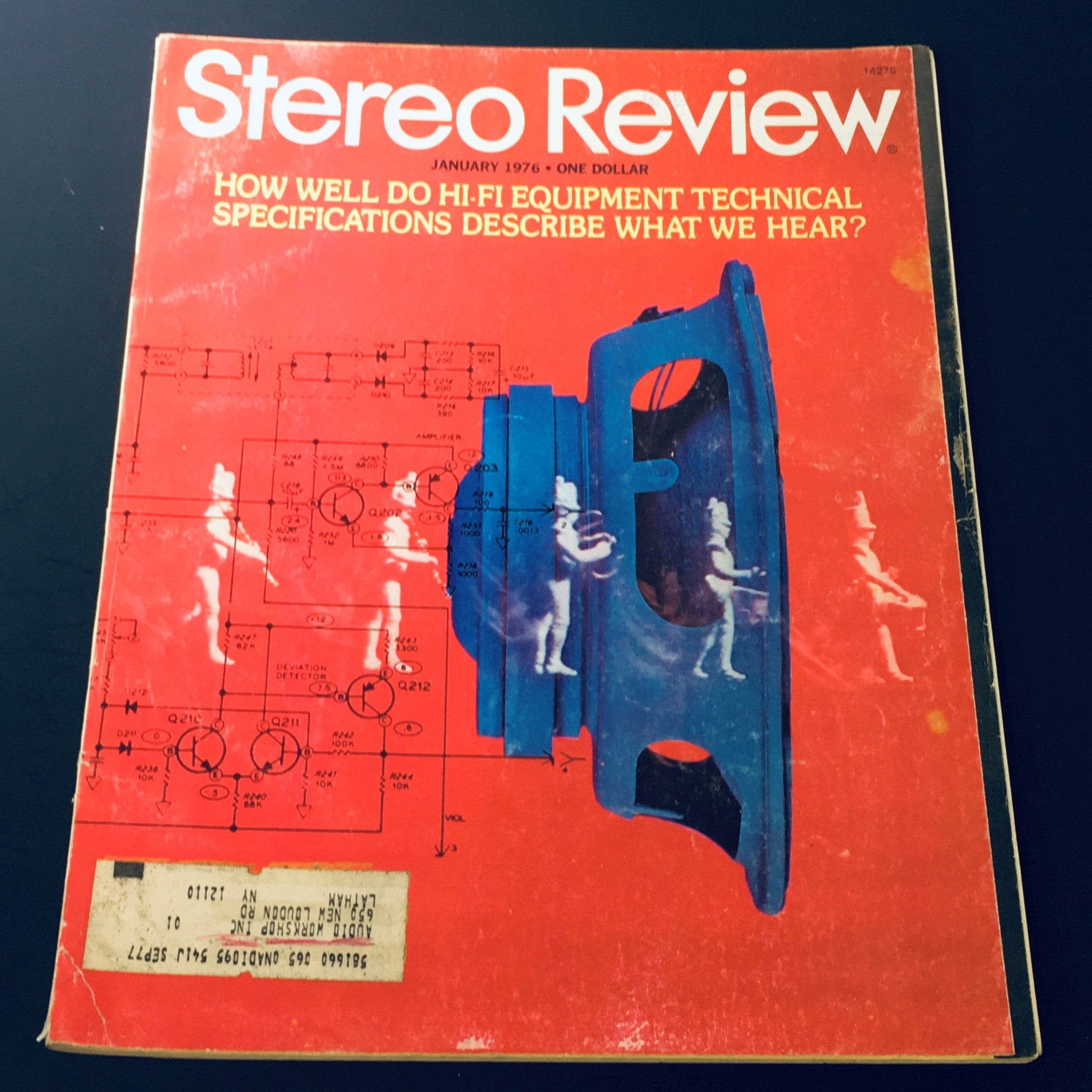 VTG Stereo Review Magazine January 1976 - Hi-Fi Equipment Technical Specs