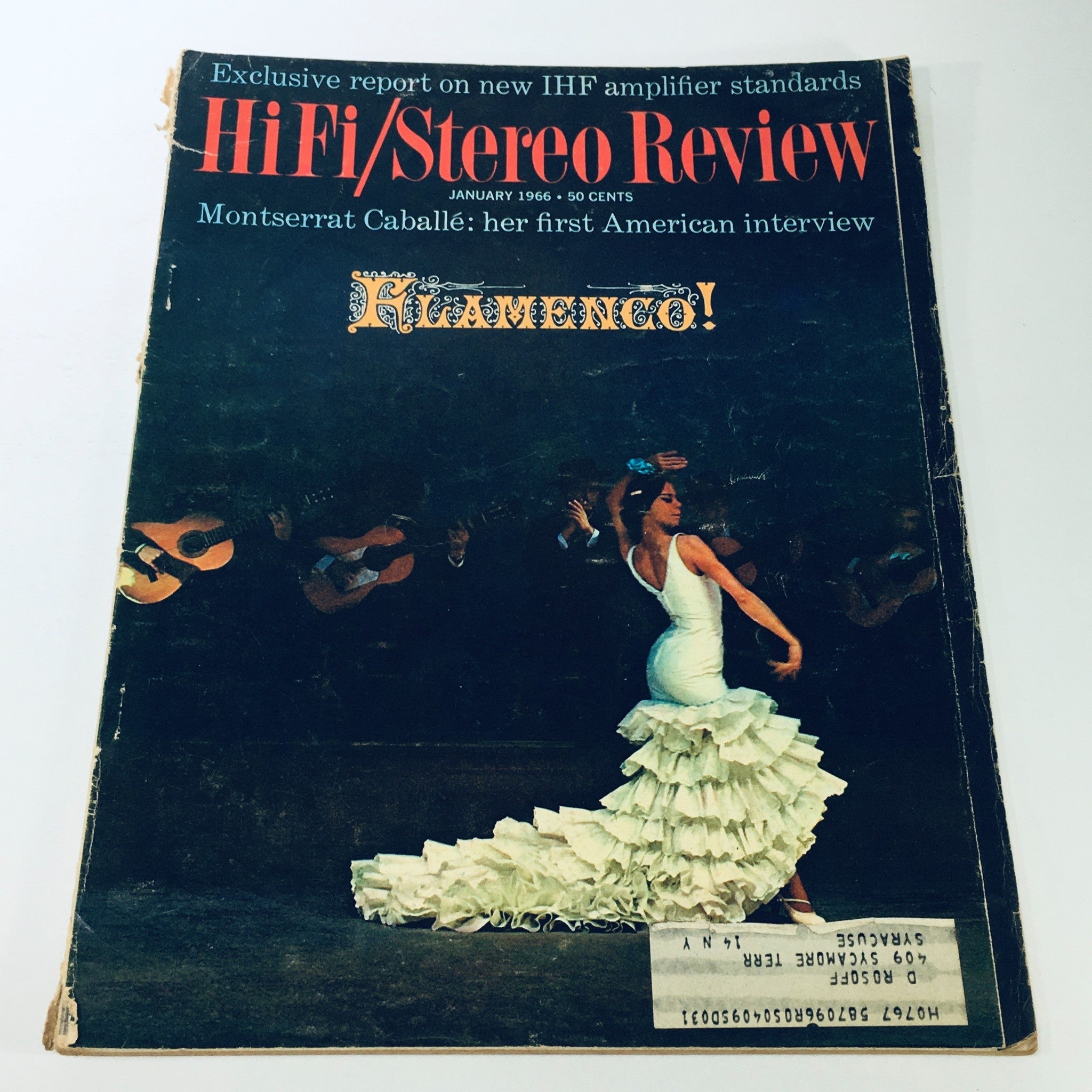 VTG HiFi Stereo Review Magazine January 1966 - Montserrat Caballe Interview