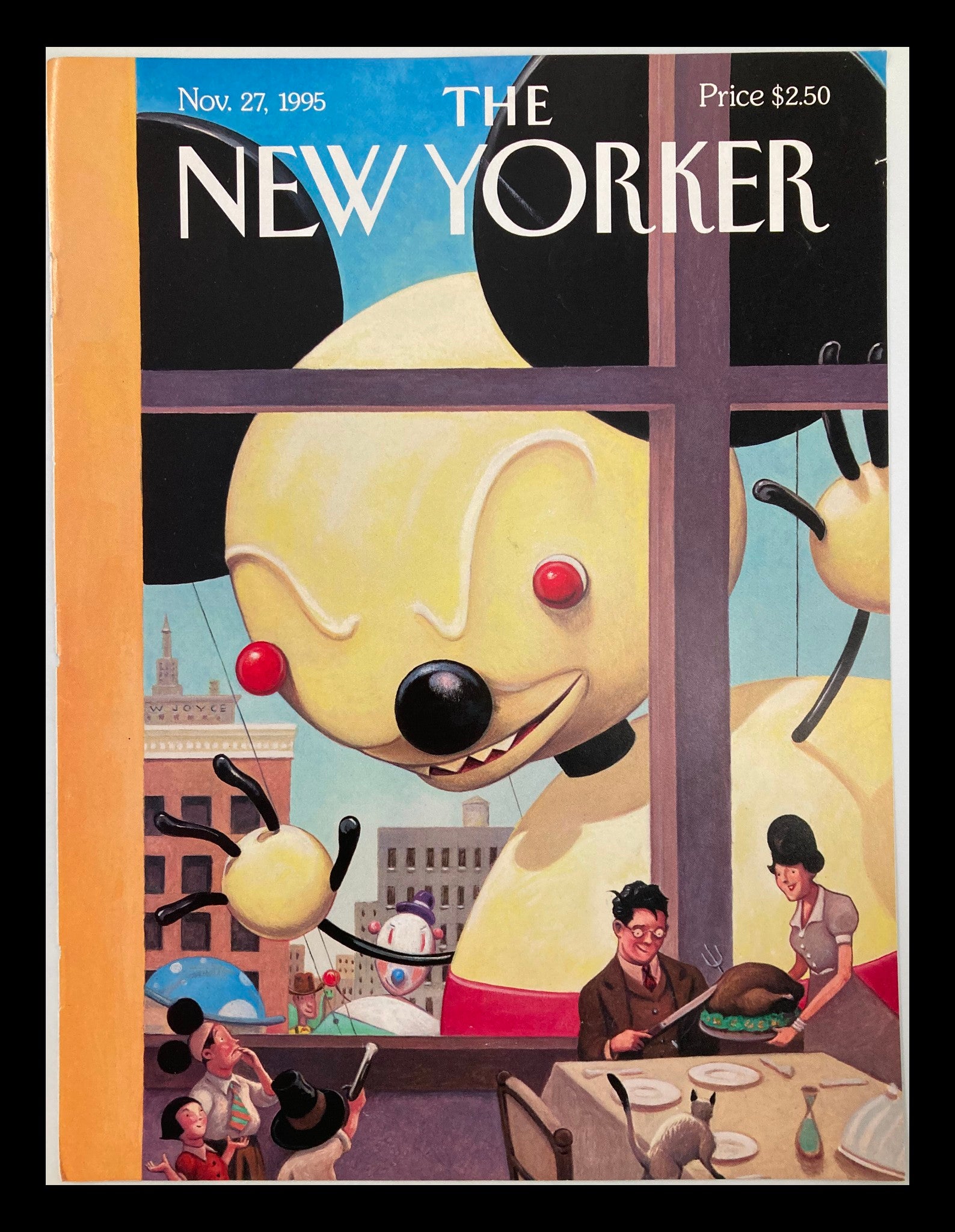 COVER ONLY The New Yorker November 27 1995 Evil Mickey by William Joyce