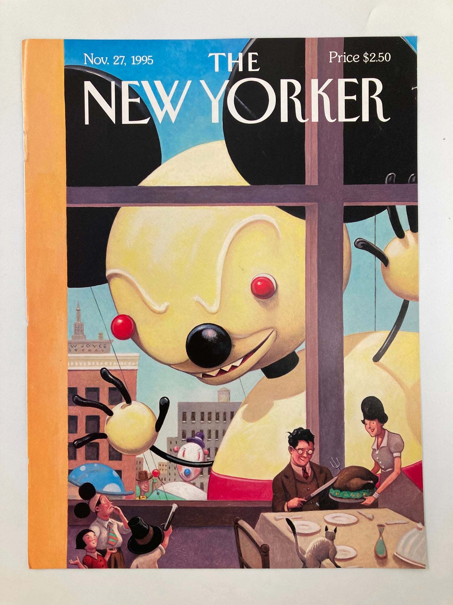 COVER ONLY The New Yorker November 27 1995 Evil Mickey by William Joyce