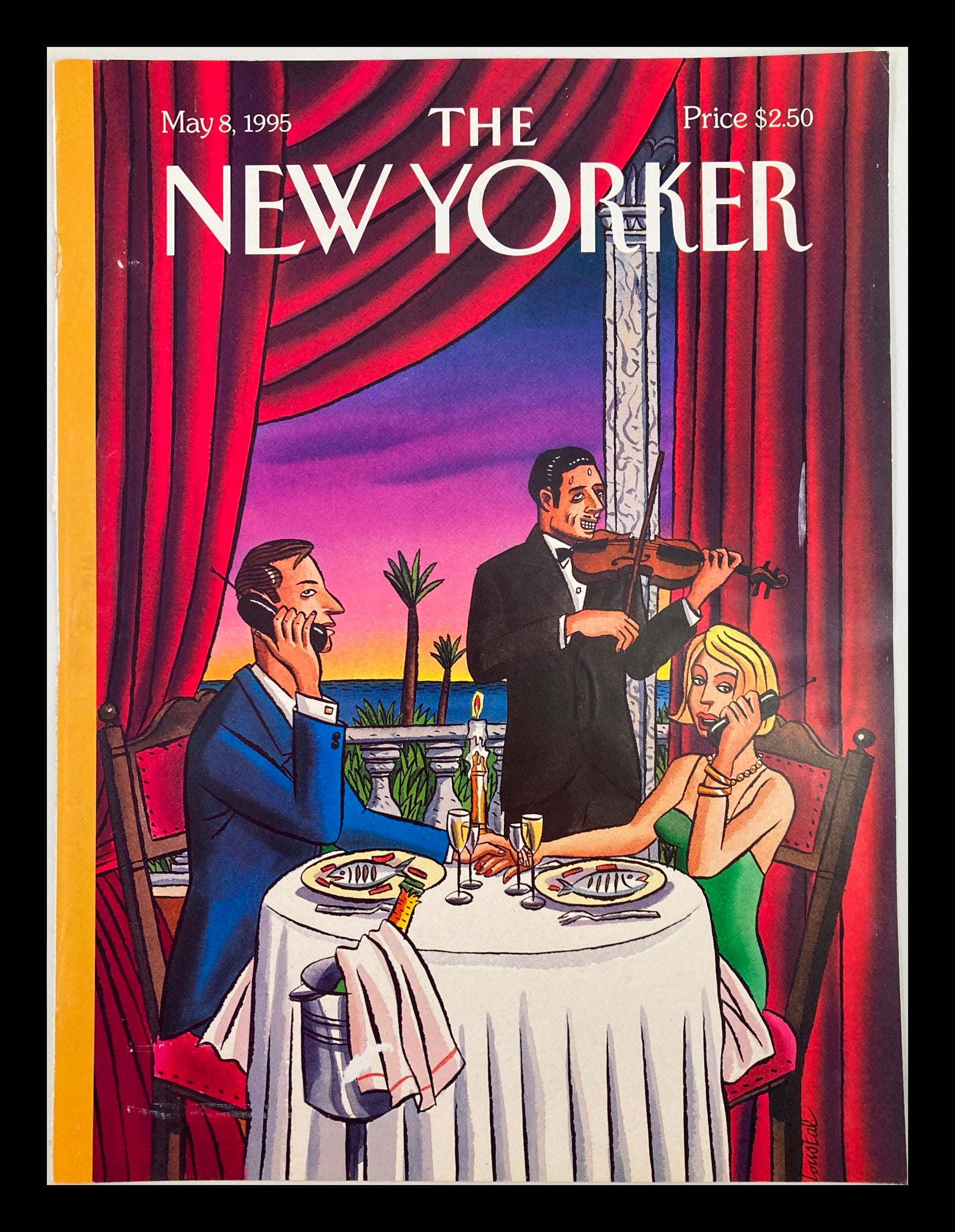 COVER ONLY The New Yorker May 8 1995 Sweet Nothings by Jacques de Loustal