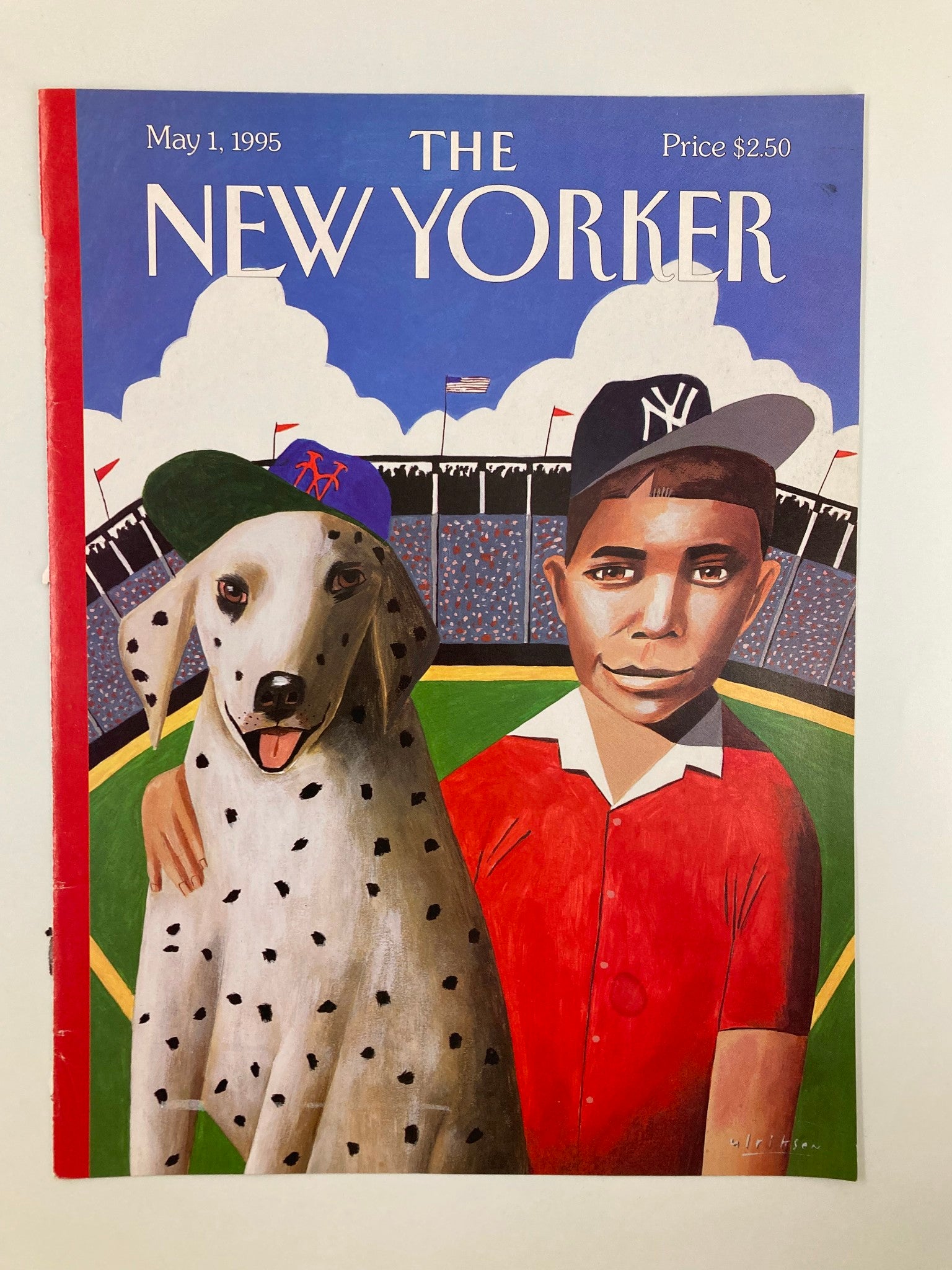 COVER ONLY The New Yorker May 1 1995 Play Ball bby Mark Ulriksen