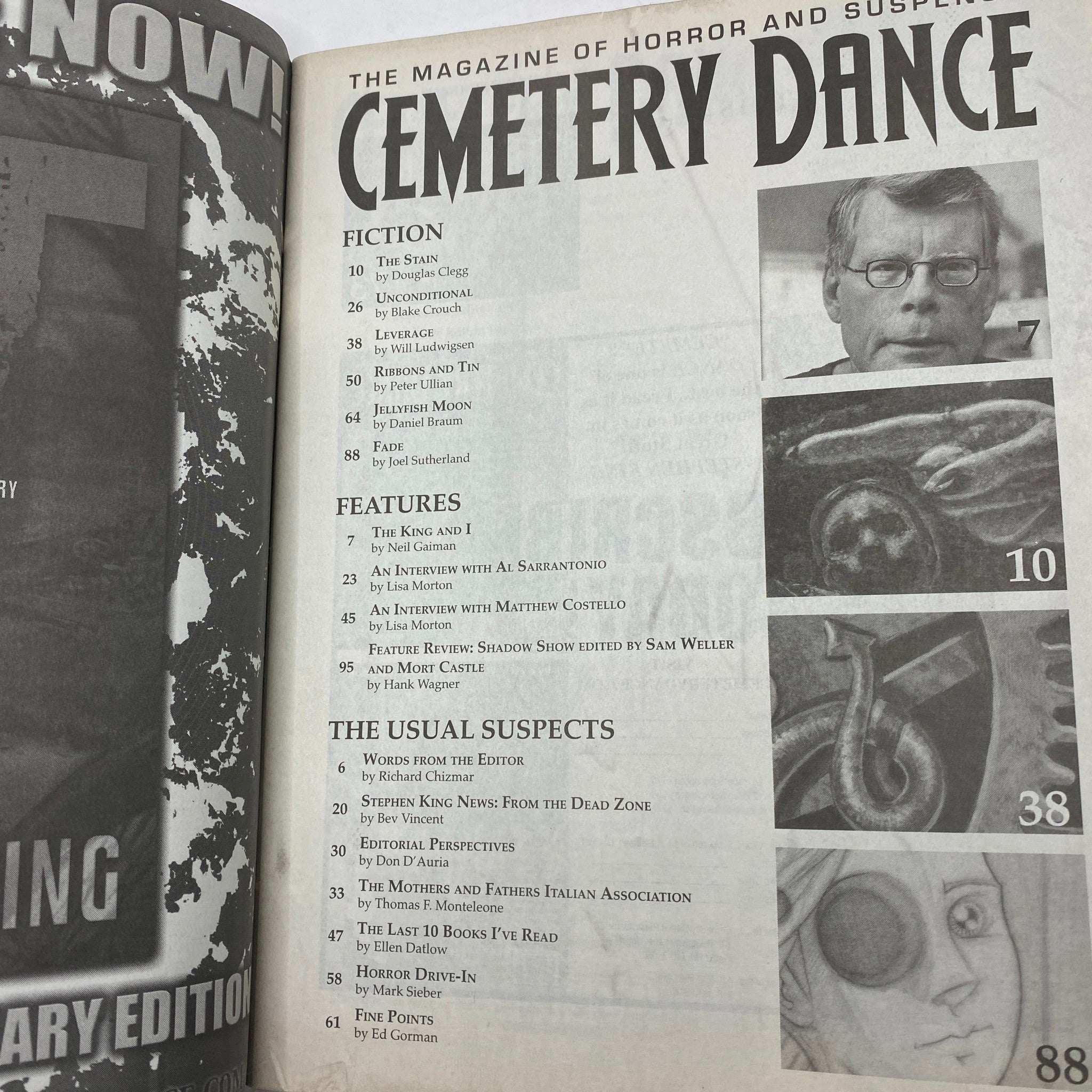 Cemetery Dance Magazine August 2012 #67 Ray Bradbury's Shadow Show No Label VG