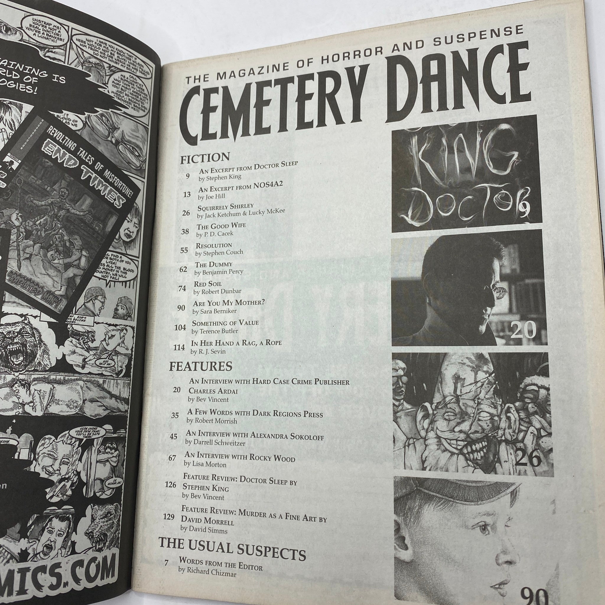 Cemetery Dance Magazine September 2013 #70 Stephen King & Joe Hill No Label VG