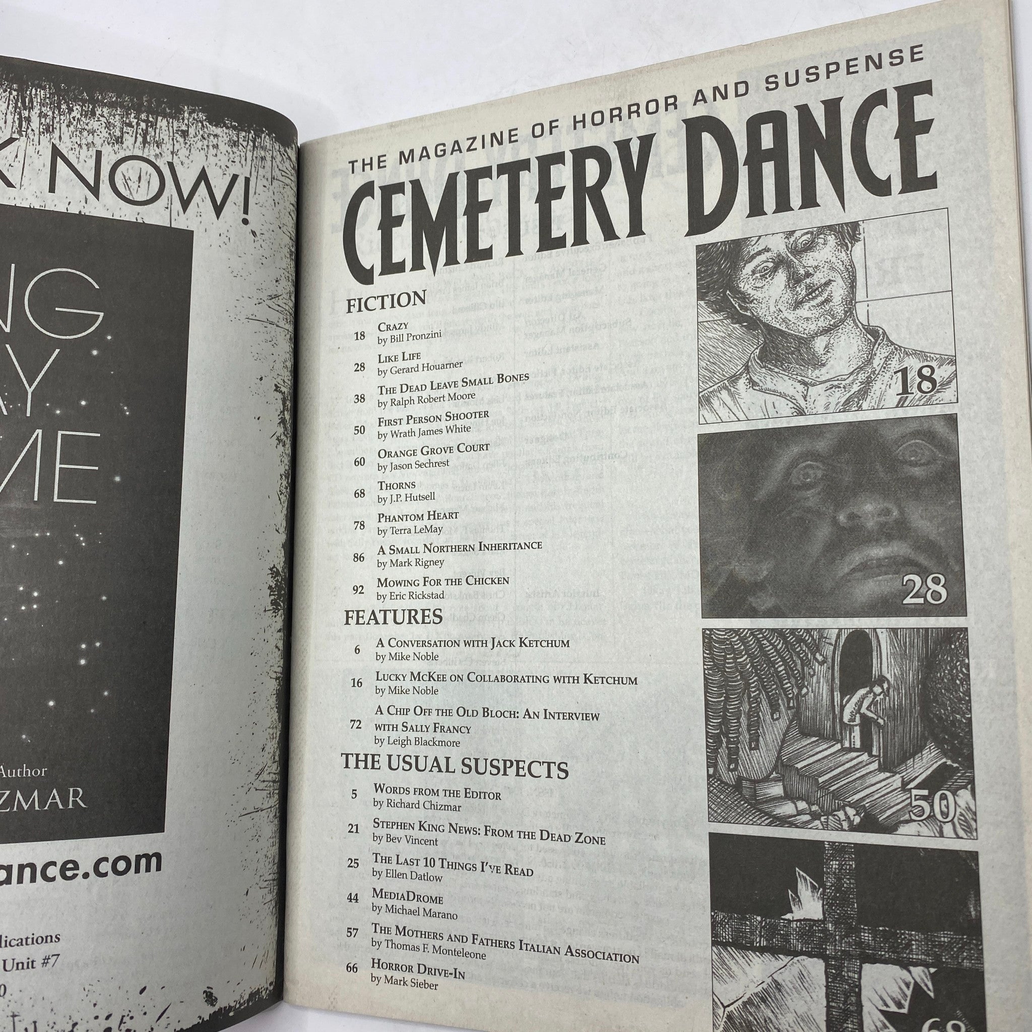 Cemetery Dance Magazine March 2023 #77 A Chip Off The Old Bloch No Label VG