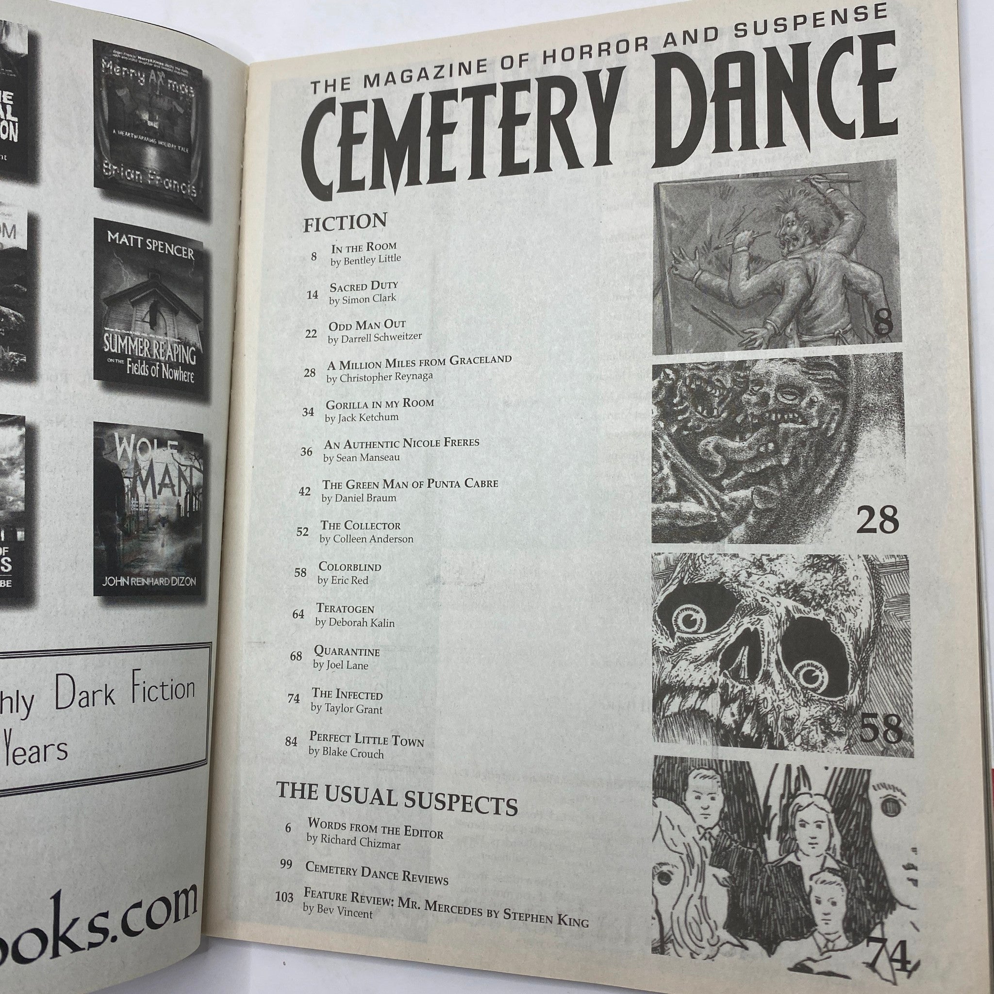 Cemetery Dance Magazine May 2014 #71 All Fiction Special Issue No Label