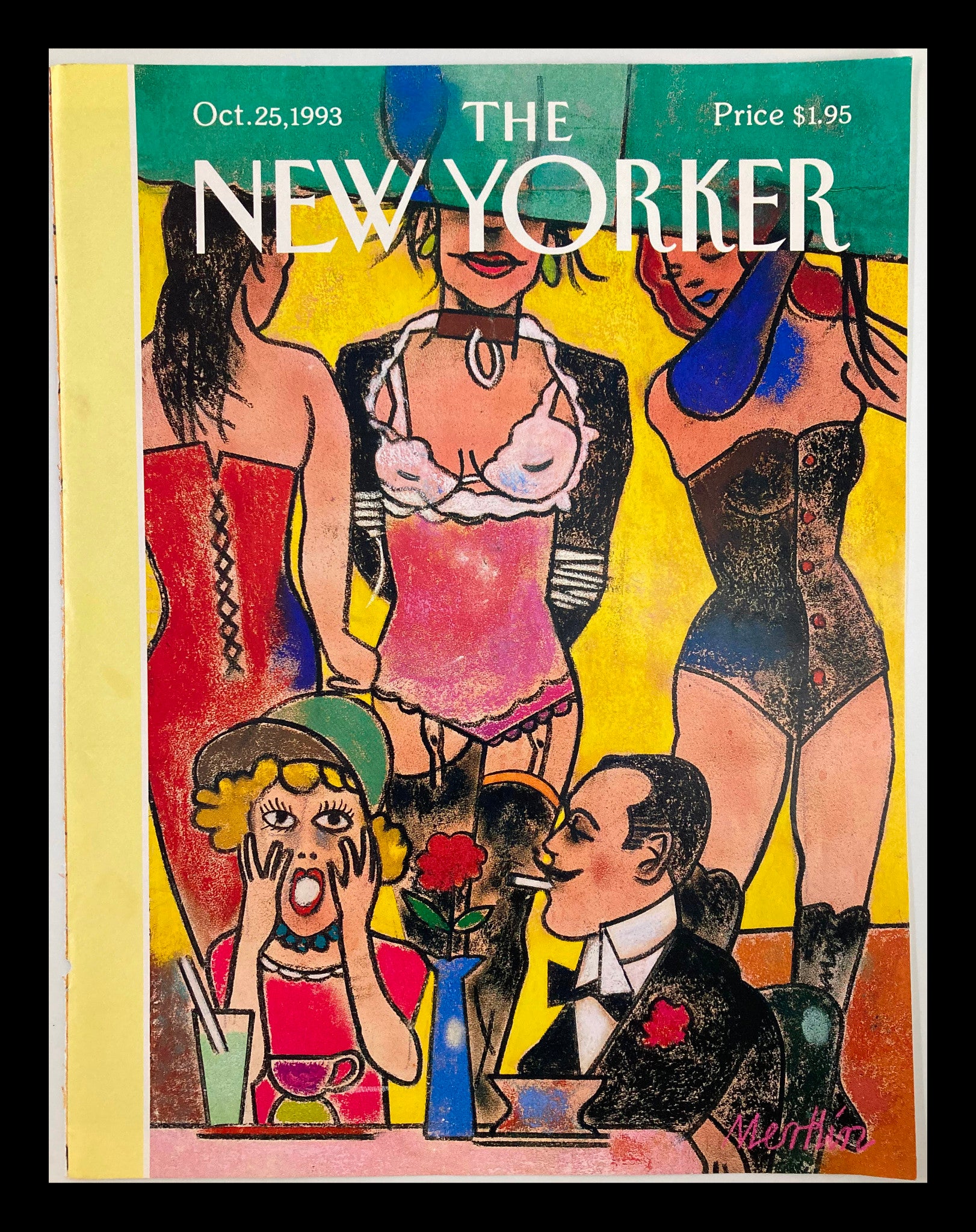 COVER ONLY The New Yorker October 25 1993 Couture de Sade by Richard Merkin