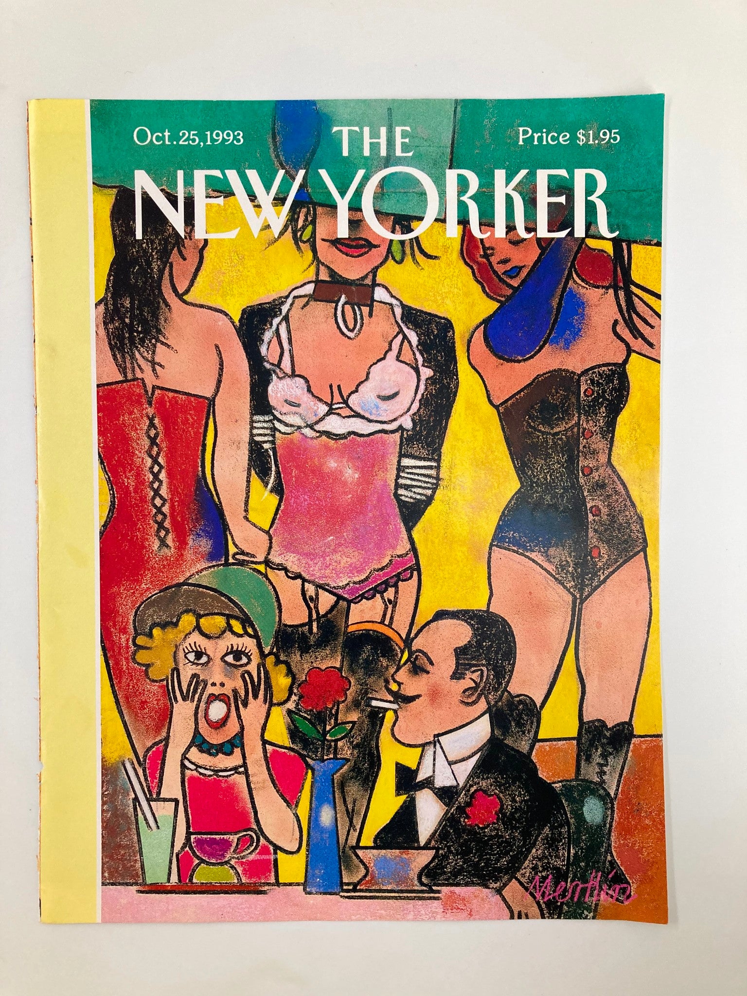 COVER ONLY The New Yorker October 25 1993 Couture de Sade by Richard Merkin