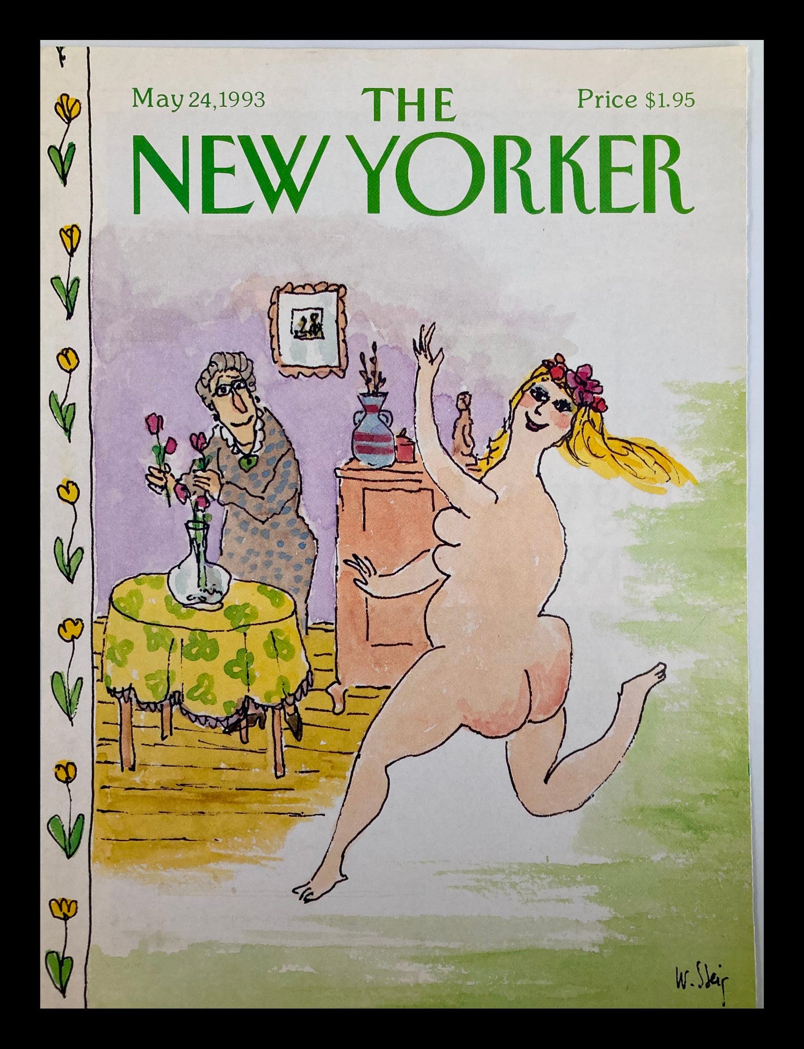 COVER ONLY The New Yorker May 24 1993 A la Racherche by William Steig