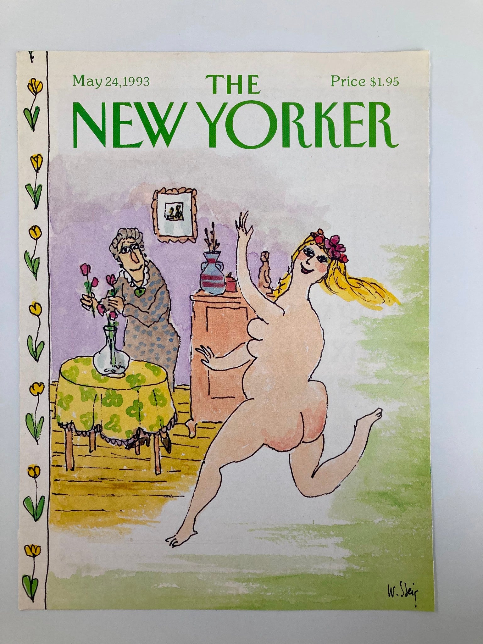 COVER ONLY The New Yorker May 24 1993 A la Racherche by William Steig