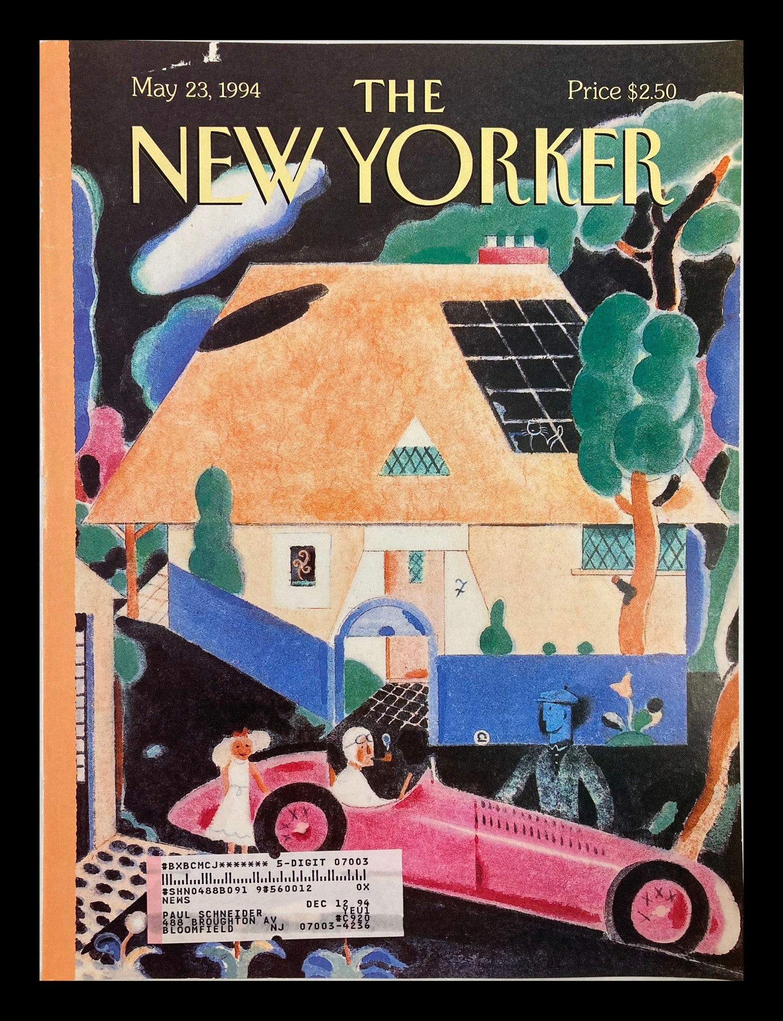 COVER ONLY The New Yorker May 23 1994 A Spin in the Country by Ever Muelen