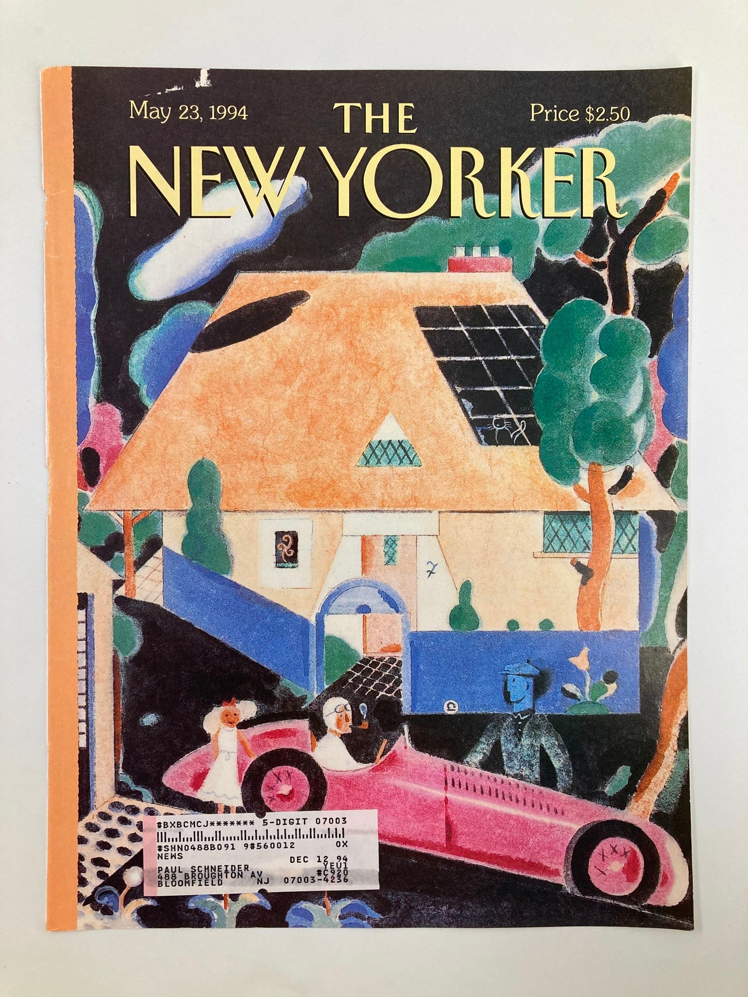 COVER ONLY The New Yorker May 23 1994 A Spin in the Country by Ever Muelen